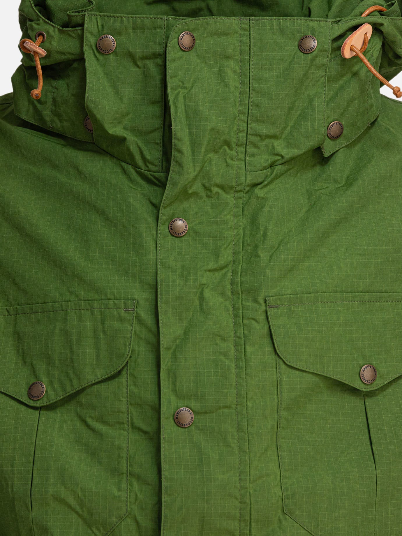 Giacche overshirt Solid colour  Verde - Manifattura Ceccarelli Uomo | PDP | VIETTI Online Store | thumbnail_3
