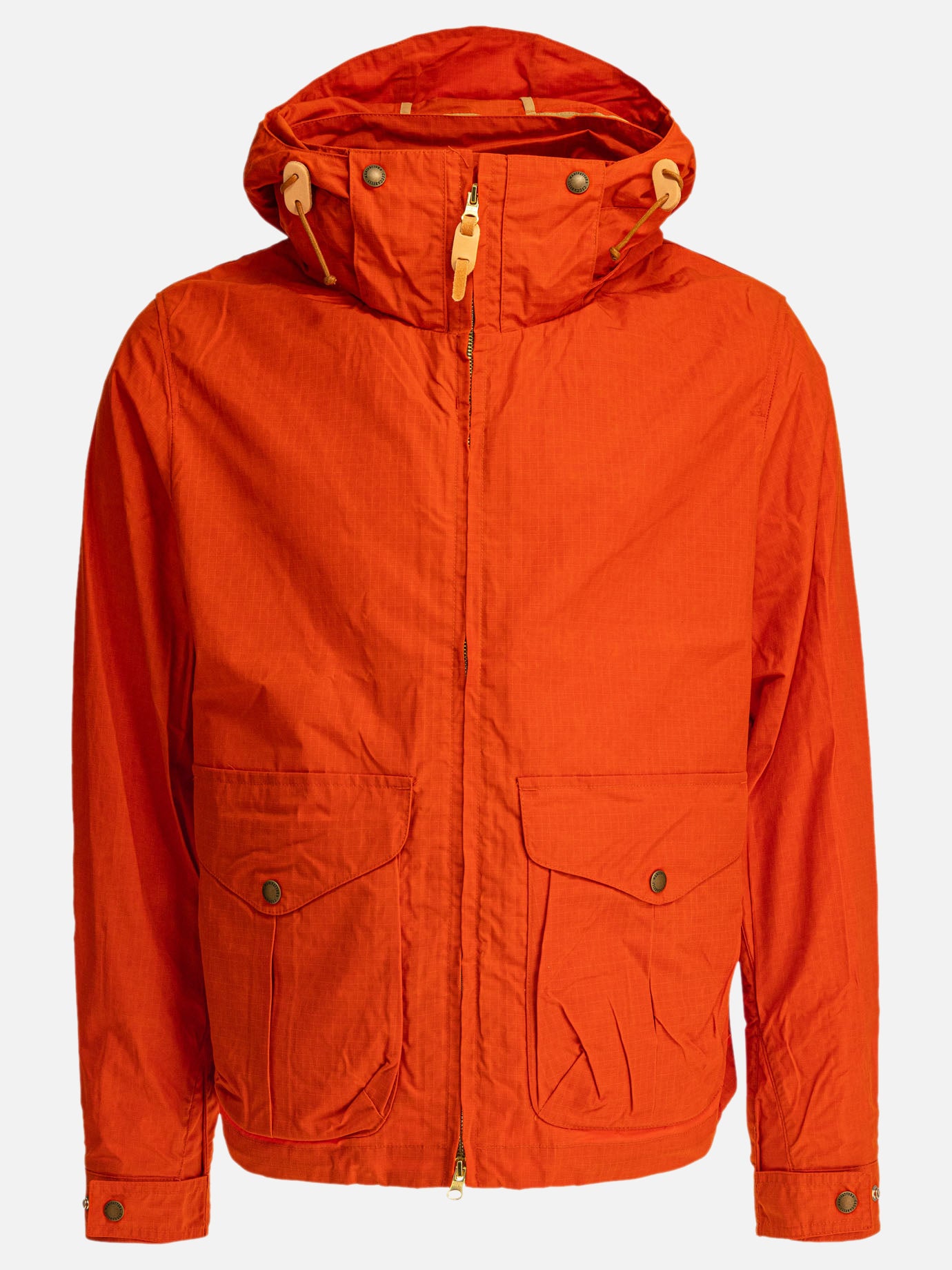 Overshirt jackets Solid colour  Orange - Manifattura Ceccarelli Men | PDP | VIETTI Online Store | Zoom-Modal
