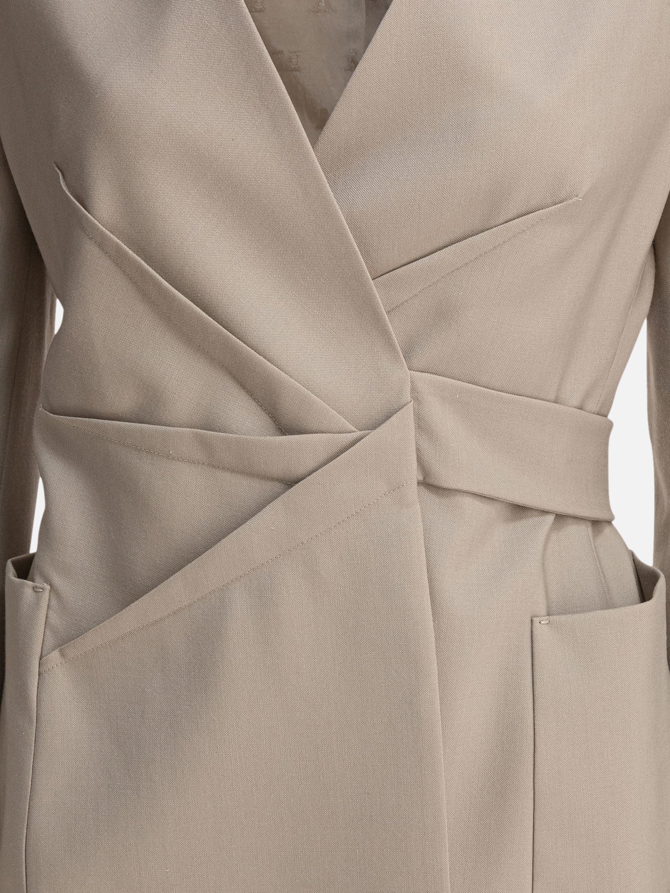 Blazer Solid colour  Beige - Max Mara Donna | PDP | VIETTI Online Store | thumbnail_3