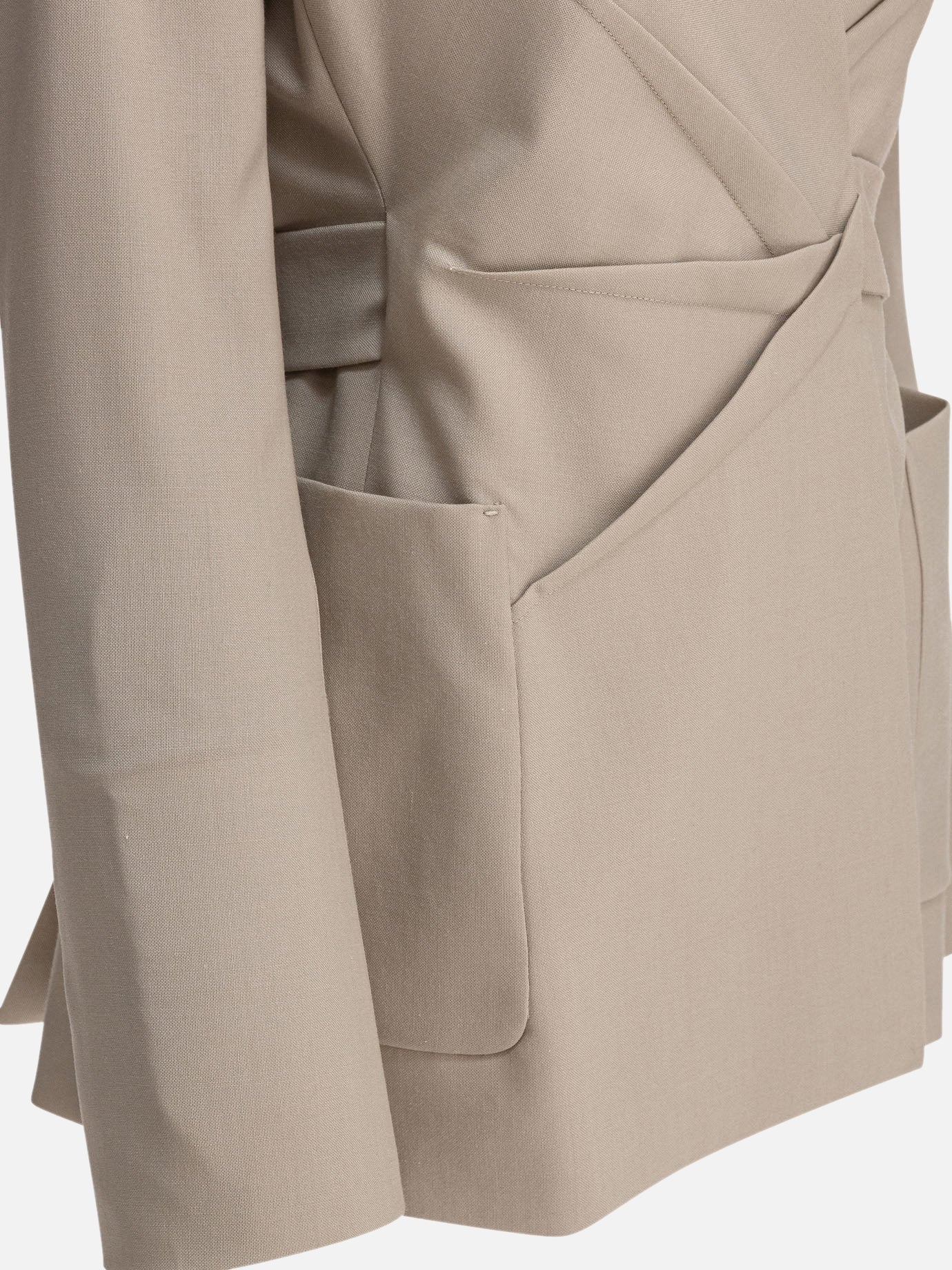 Blazer Solid colour  Beige - Max Mara Donna | PDP | VIETTI Online Store | thumbnail_4