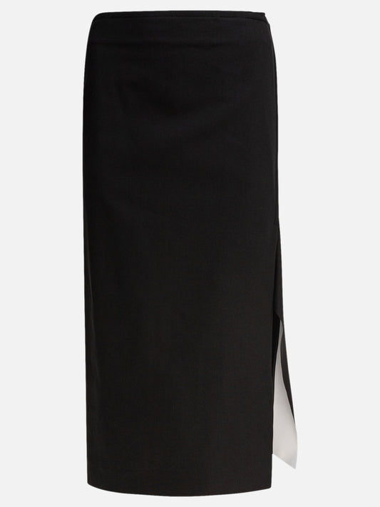 Gonne midi Solid colour  Nero - Max Mara Sportmax Donna | PLP | VIETTI Online Store 
