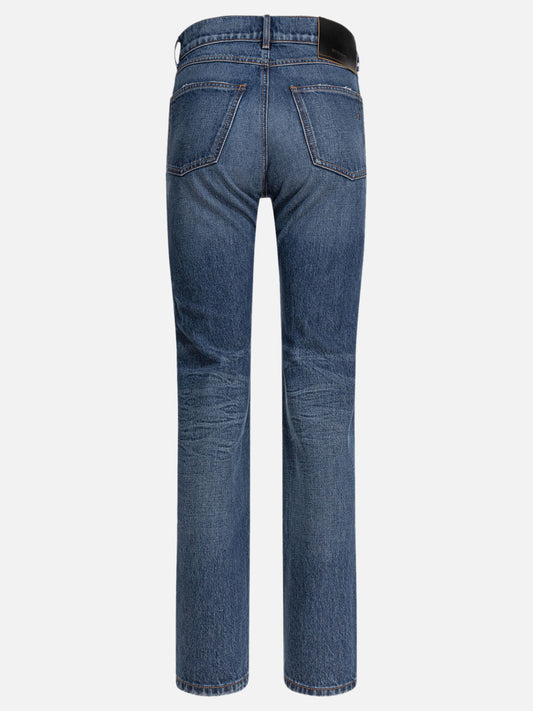 Jeans a gamba dritta Solid colour  Blu - Max Mara Sportmax Donna | PLP | VIETTI Online Store | 2
