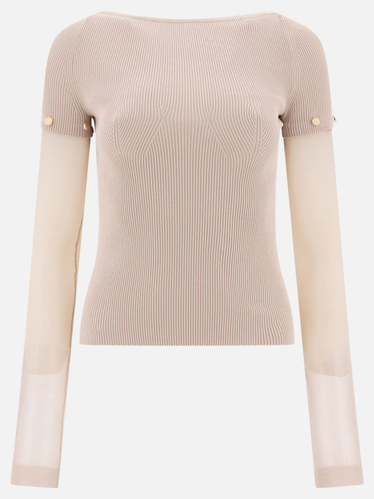 T-shirt girocollo Solid colour  Rosa - Max Mara Sportmax Donna | PLP | VIETTI Online Store 
