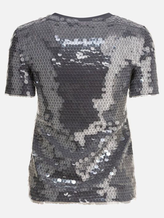 T-shirt girocollo Solid colour  Grigio - Max Mara Sportmax Donna | PLP | VIETTI Online Store | 2
