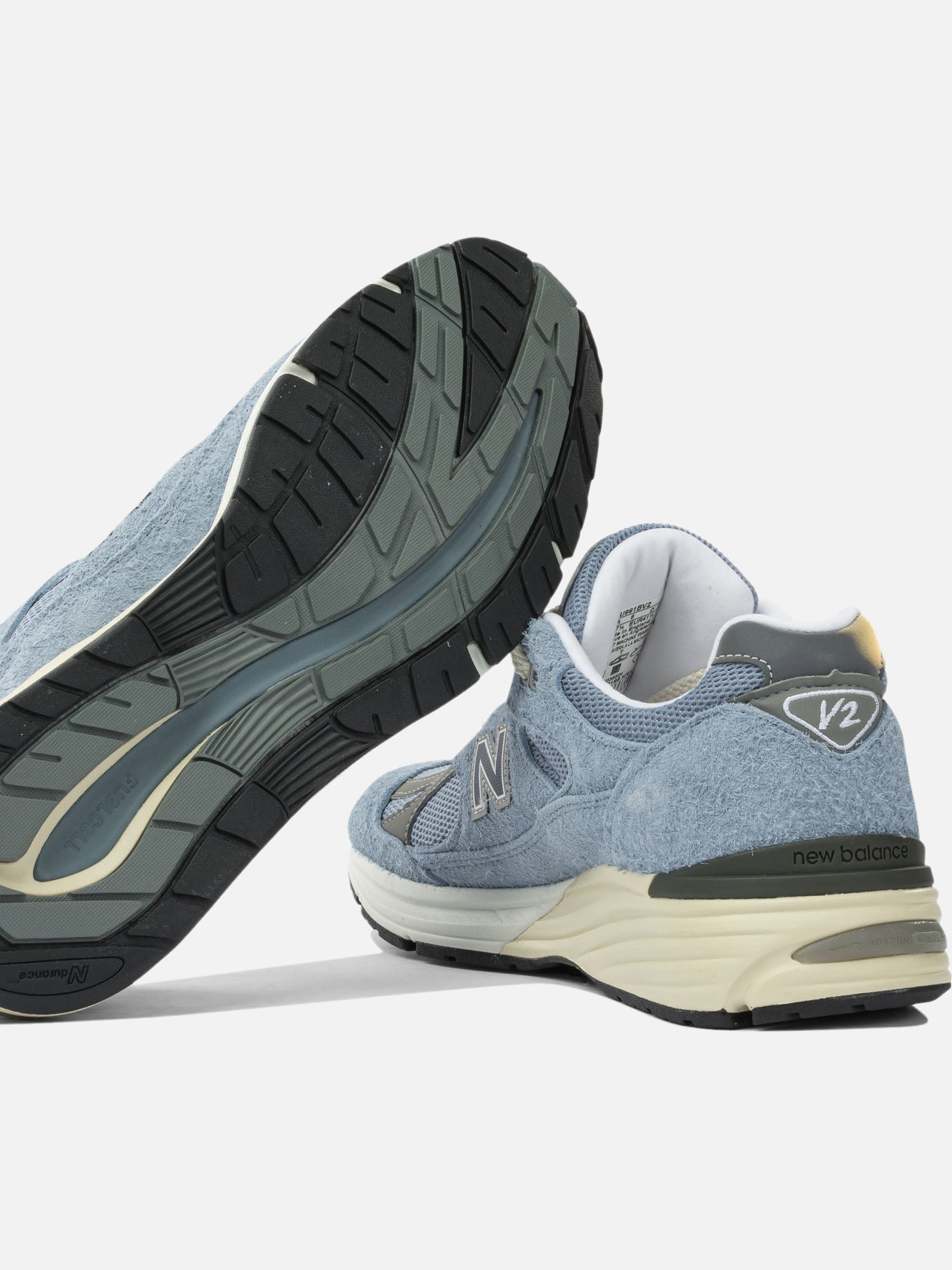 Low top sneakers 100% suede - 100% rubber  Light blue - New Balance Men | PDP | VIETTI Online Store | thumbnail_5