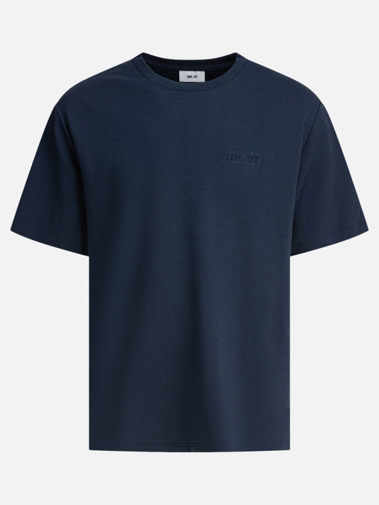 T-shirt girocollo Solid colour  Blu - NN.07 Uomo | PLP | VIETTI Online Store 
