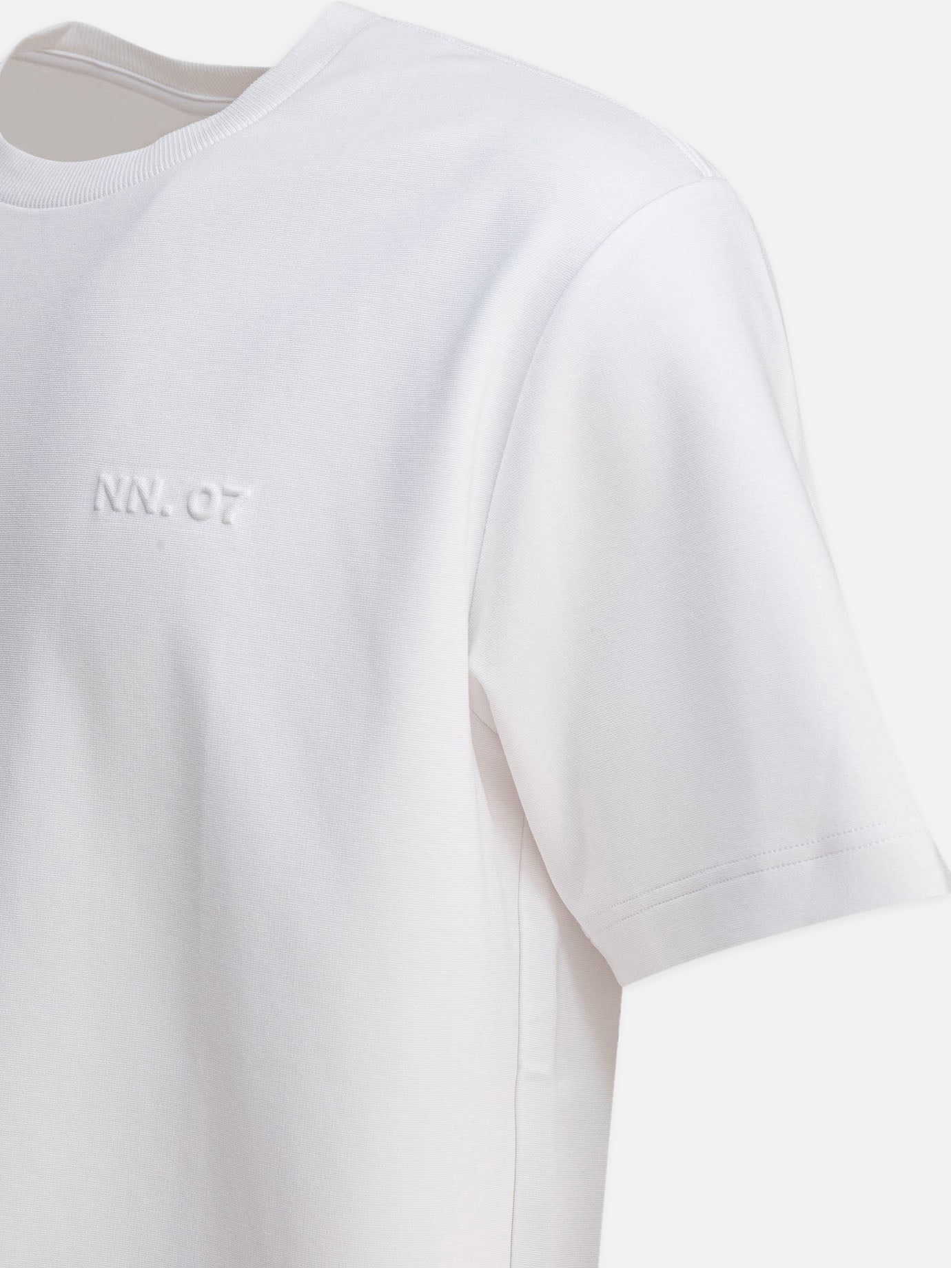 T-shirt girocollo Solid colour  Bianco - NN.07 Uomo | PDP | VIETTI Online Store | Zoom-Modal_4
