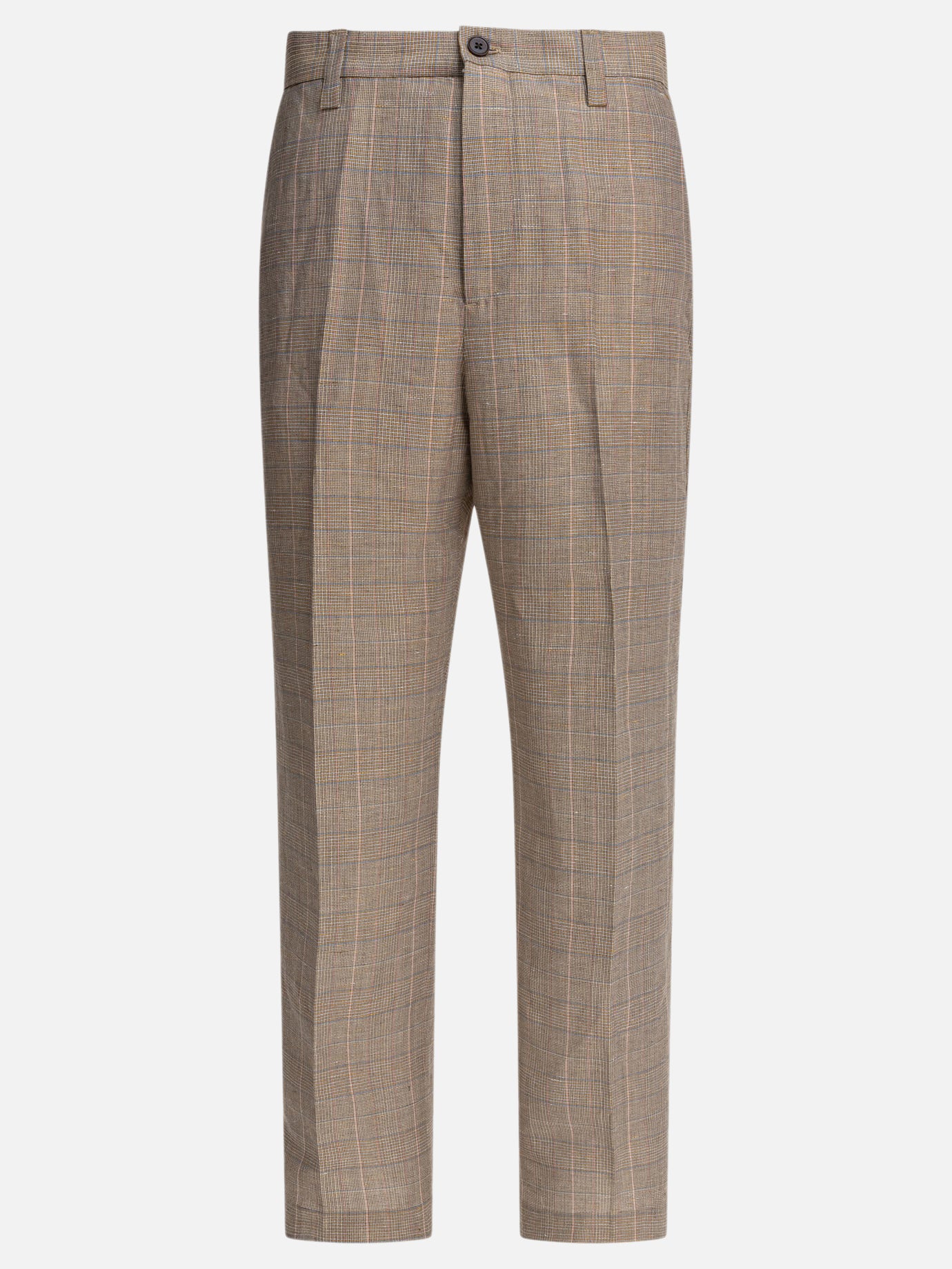 Pantaloni casual Prince of Wales  Marrone - NN.07 Uomo | PDP | VIETTI Online Store | Zoom-Modal
