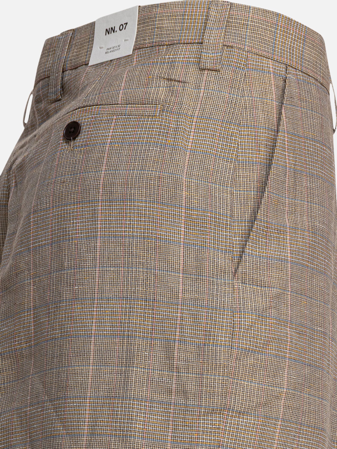 Pantaloni casual Prince of Wales  Marrone - NN.07 Uomo | PDP | VIETTI Online Store | Zoom-Modal_4
