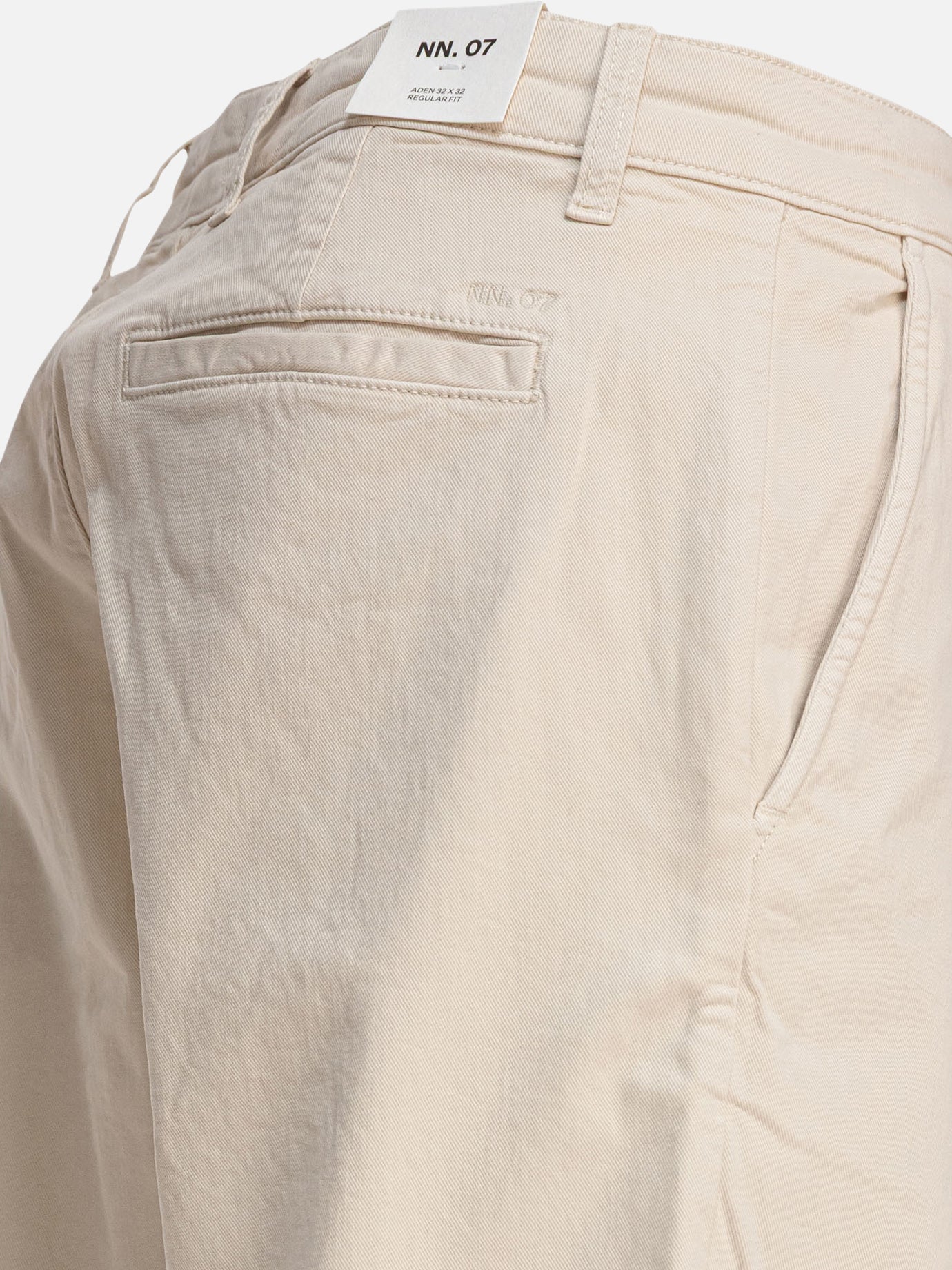 Pantaloni casual Solid colour  Bianco - NN.07 Uomo | PDP | VIETTI Online Store | thumbnail_4
