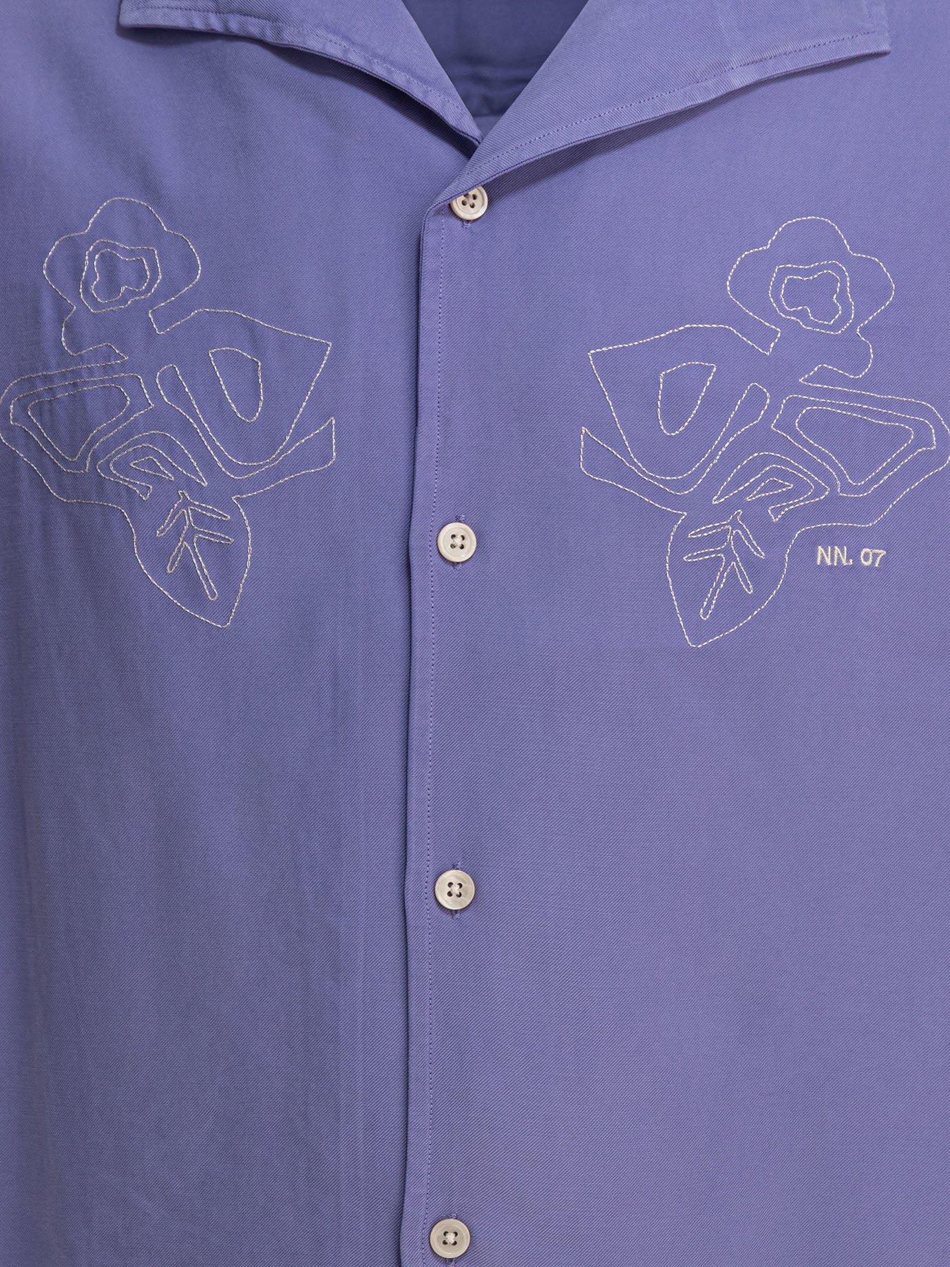 Casual shirts Solid colour  Purple - NN.07 Men | PDP | VIETTI Online Store | thumbnail_3