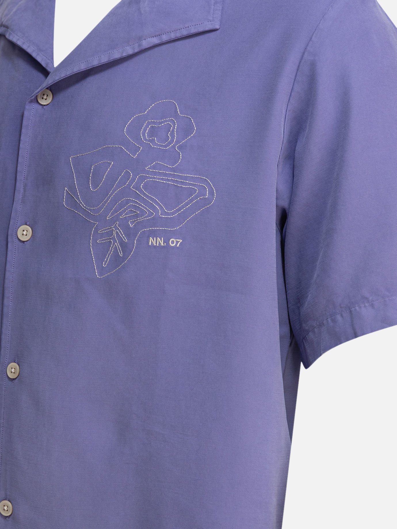 Casual shirts Solid colour  Purple - NN.07 Men | PDP | VIETTI Online Store | Zoom-Modal_4
