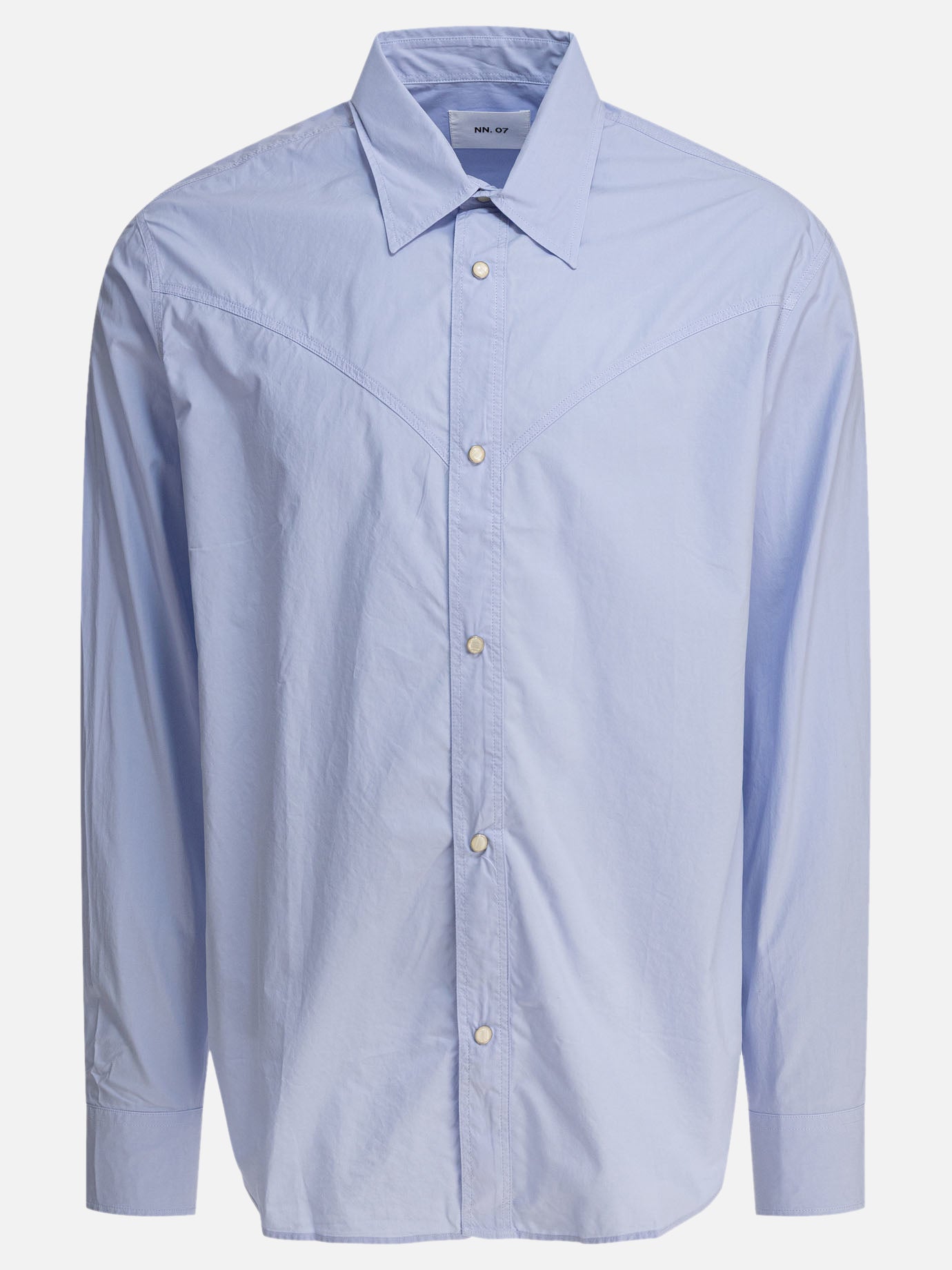 Camicie casual Solid colour  Azzurro - NN.07 Uomo | PDP | VIETTI Online Store | Zoom-Modal
