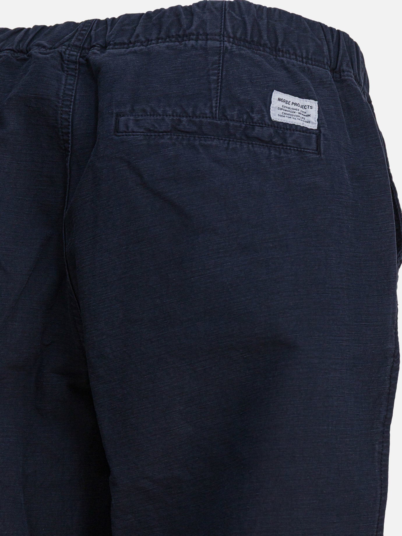 Pantaloni casual Solid colour  Blu - Norse Projects Uomo | PDP | VIETTI Online Store | Zoom-Modal_4
