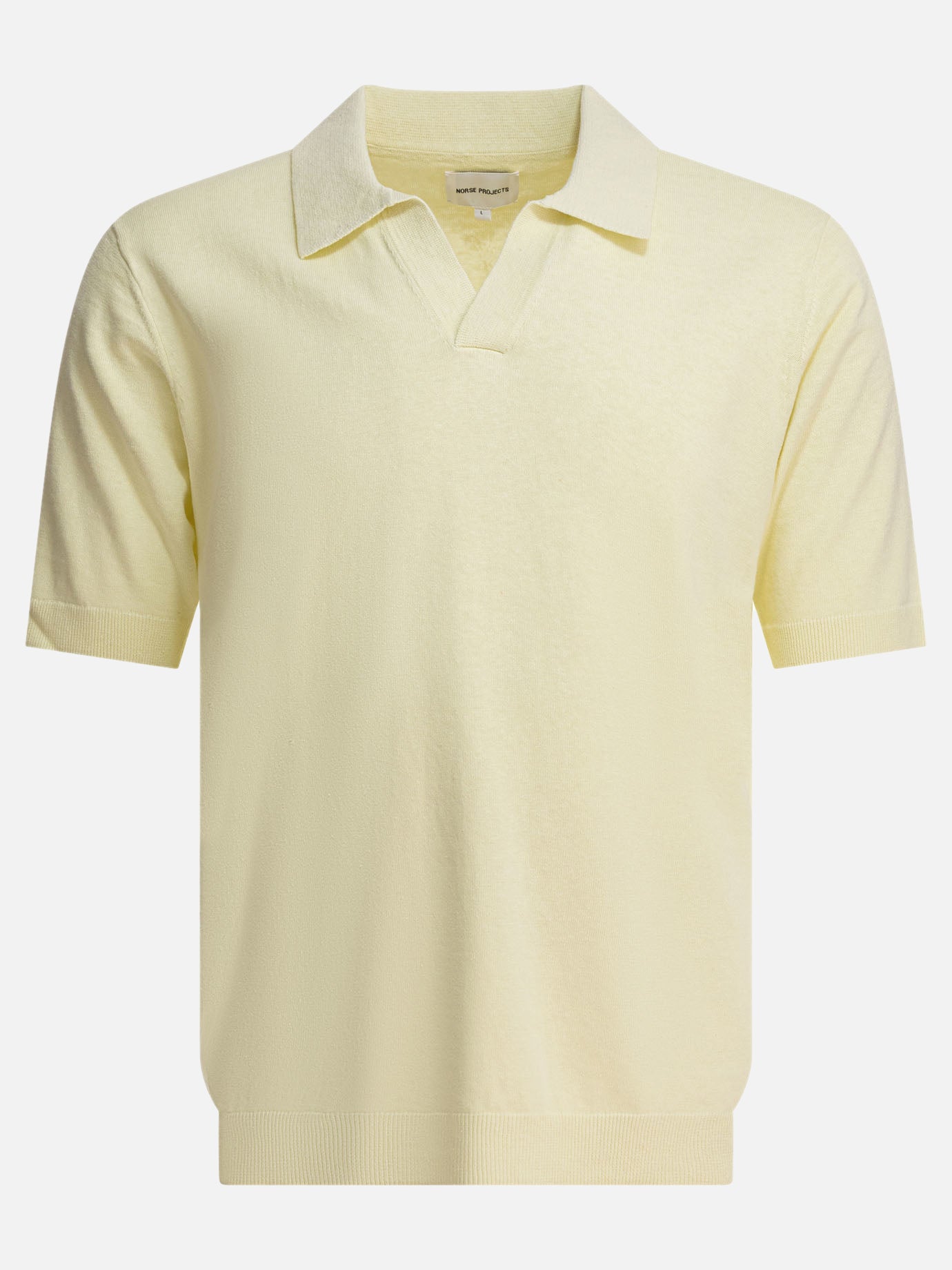 Polo senza bottoni Solid colour  Giallo - Norse Projects Uomo | PDP | VIETTI Online Store | Zoom-Modal
