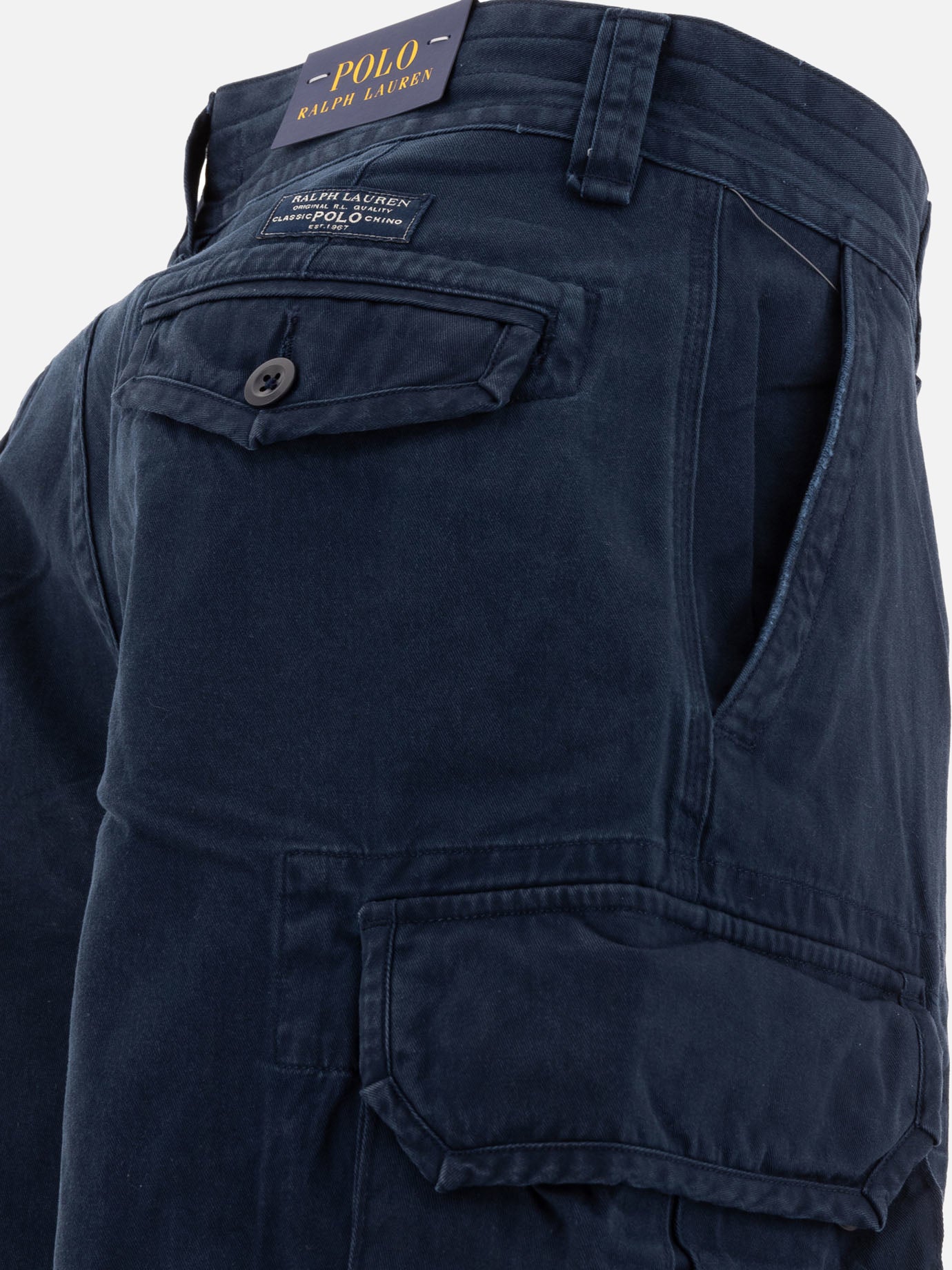 Short cargo Solid colour  Blu - Polo Ralph Lauren Uomo | PDP | VIETTI Online Store | Zoom-Modal_4
