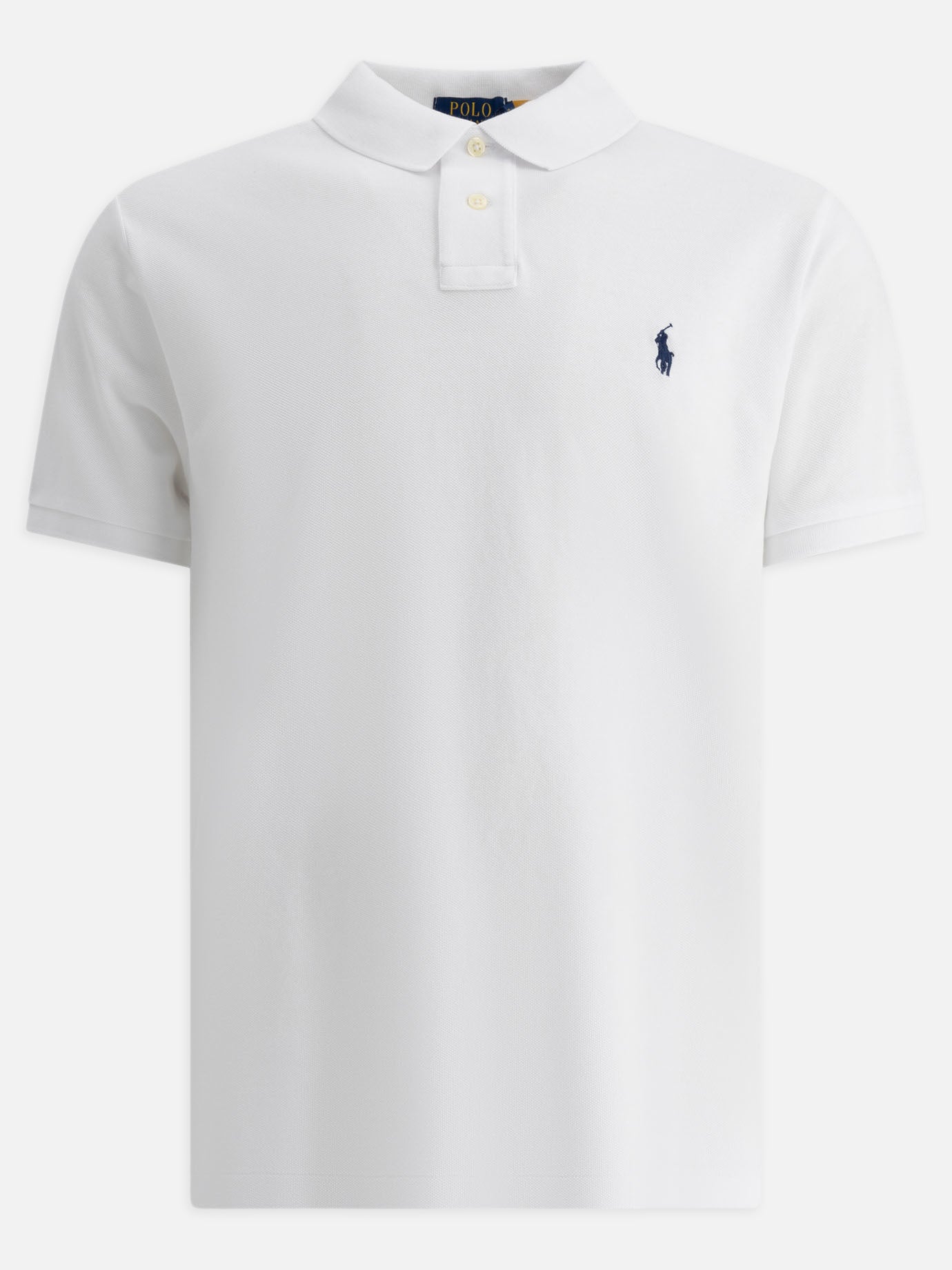 Polo con bottoni Logo  Bianco - Polo Ralph Lauren Uomo | PDP | VIETTI Online Store | thumbnail