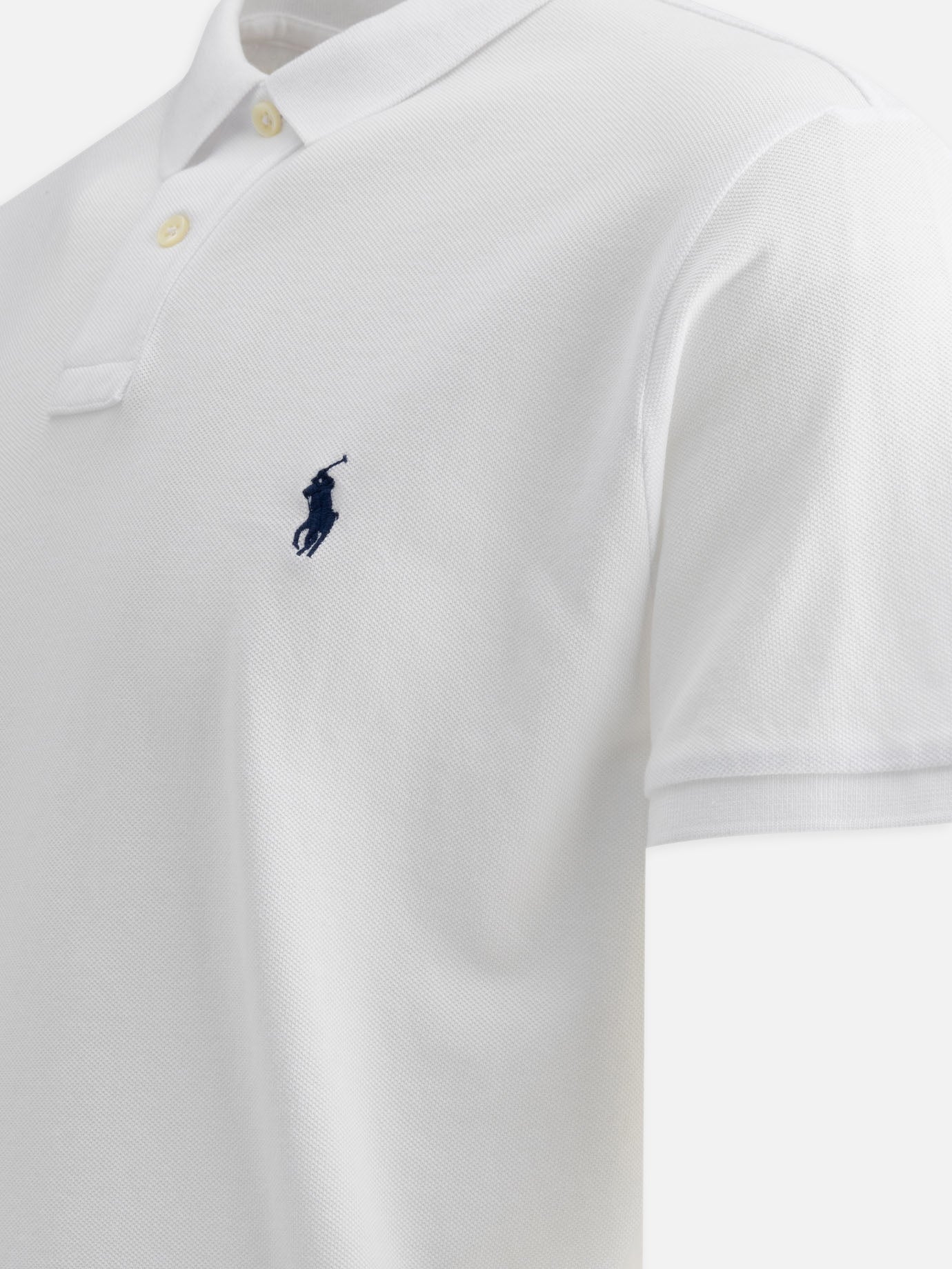 Polo con bottoni Logo  Bianco - Polo Ralph Lauren Uomo | PDP | VIETTI Online Store | thumbnail_4