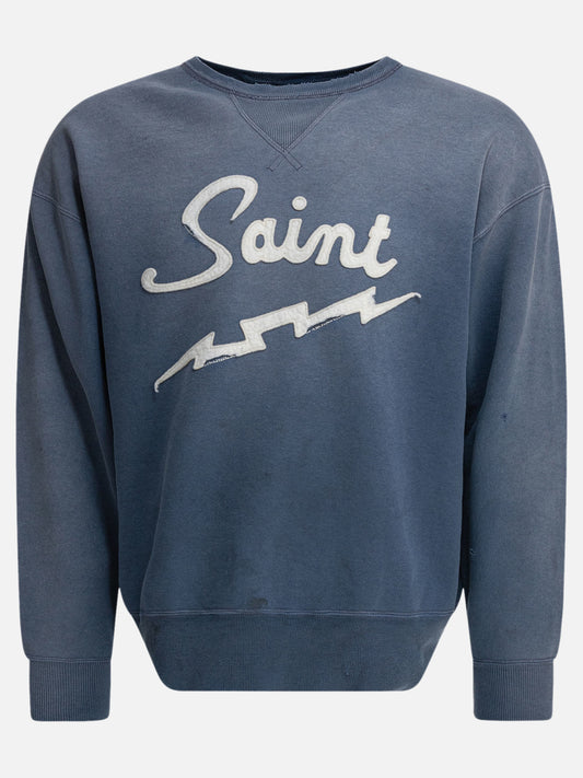 Felpe girocollo Logo  Blu - ©SAINT M×××××× Uomo | PLP | VIETTI Online Store 
