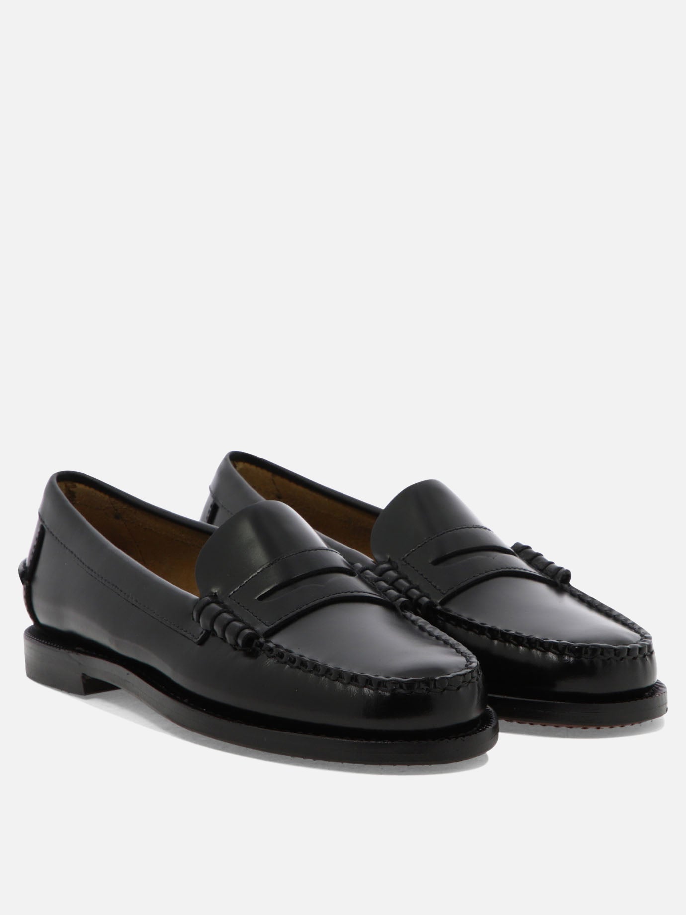 Mocassini 100% leather - 90% leather 10% rubber  Nero - Sebago Donna | PDP | VIETTI Online Store | thumbnail_2