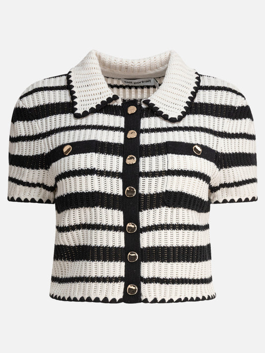 Maglioni polo Striped  Bianco - Self-portrait Donna | PLP | VIETTI Online Store 
