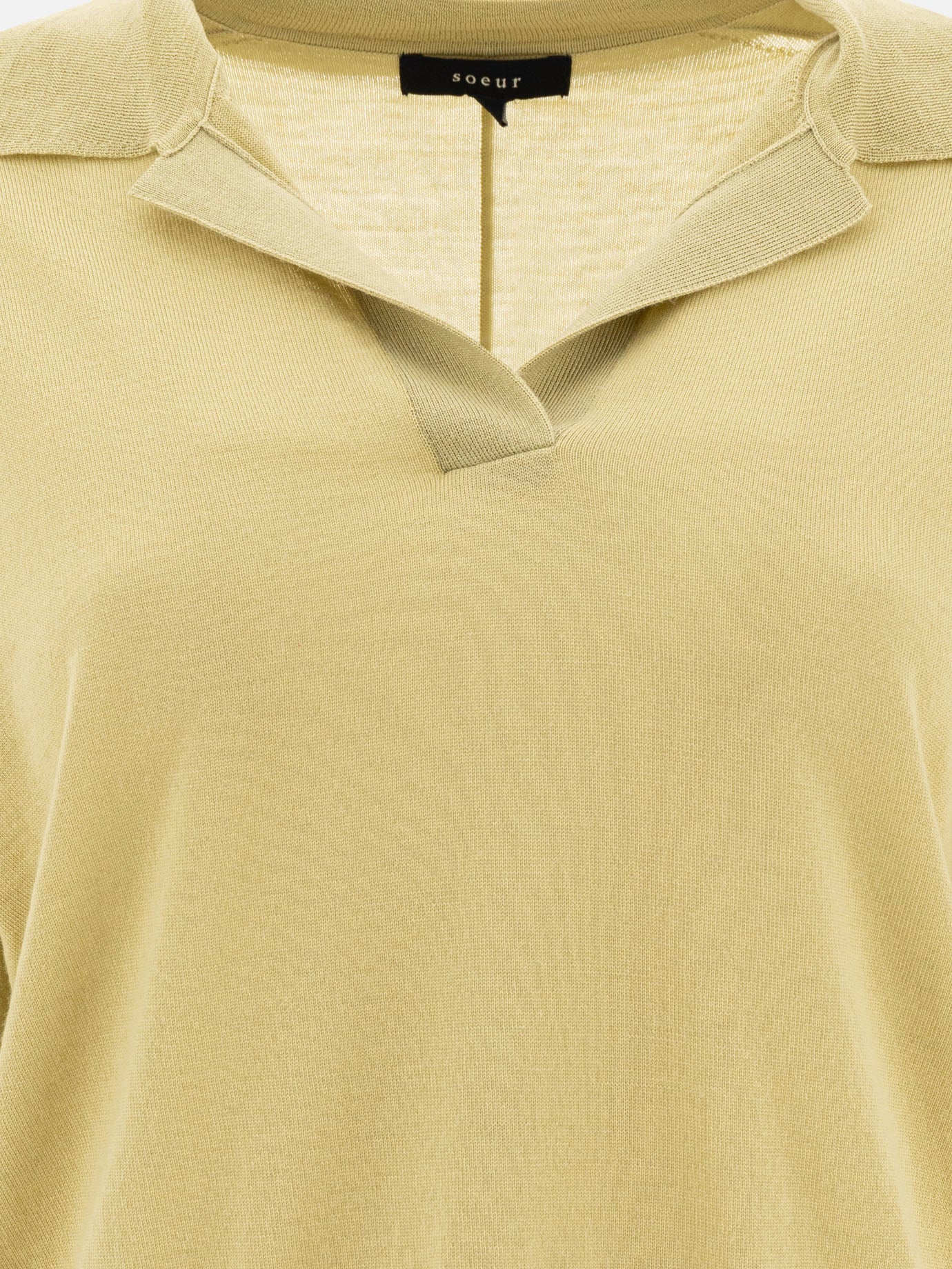 Polo shirts without buttons Solid colour  Green - Soeur Women | PDP | VIETTI Online Store | Zoom-Modal_3
