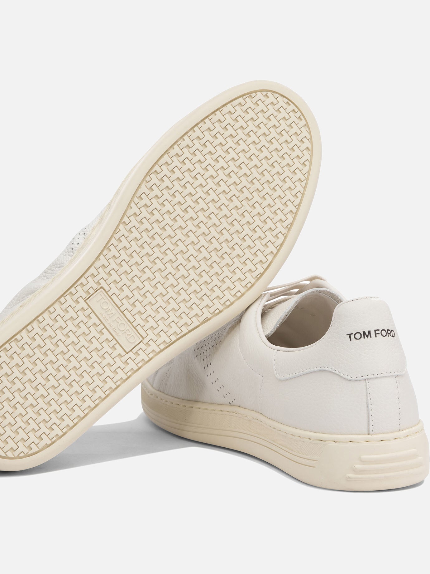 Low top sneakers 100% leather - 100% rubber  White - Tom Ford Men | PDP | VIETTI Online Store | thumbnail_5