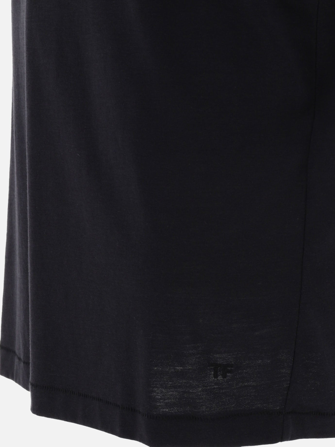 T-shirt girocollo Solid colour  Nero - Tom Ford Uomo | PDP | VIETTI Online Store | thumbnail_4
