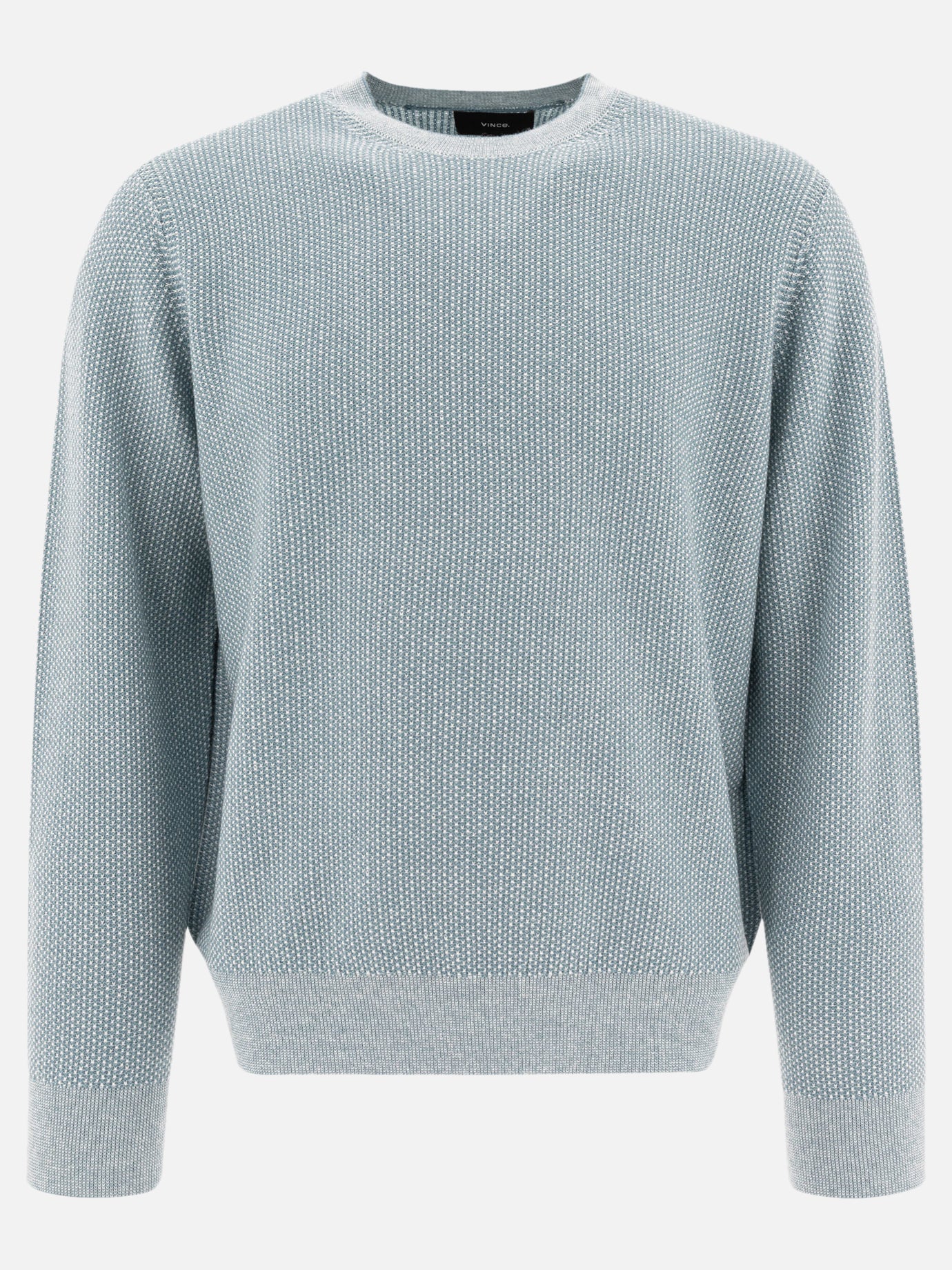 Crewneck sweaters Solid colour  Light blue - Vince Men | PDP | VIETTI Online Store | Zoom-Modal
