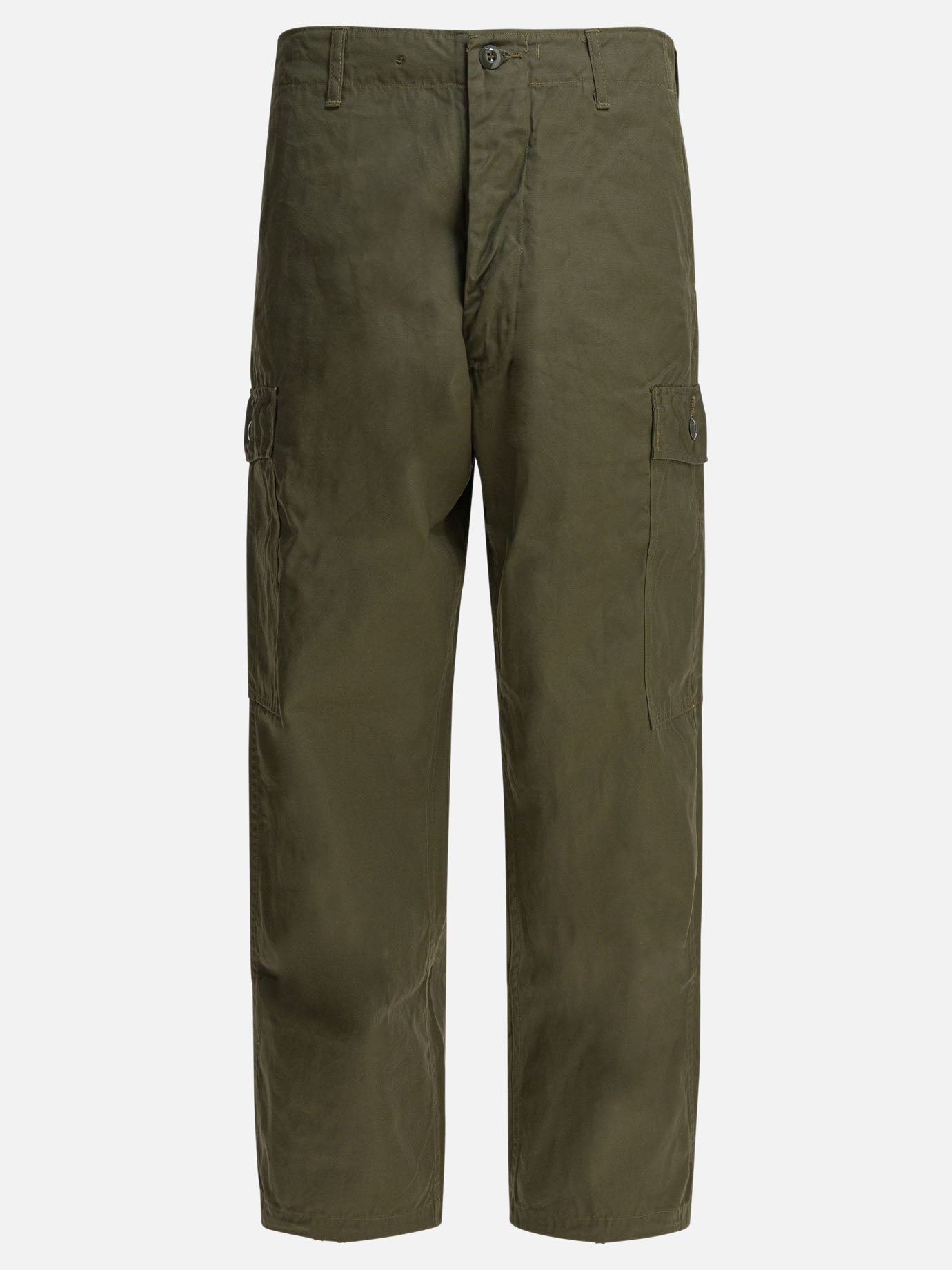Pantaloni cargo & parachute Solid colour  Verde - Buzz Rickson's Uomo | PDP | VIETTI Online Store | Zoom-Modal
