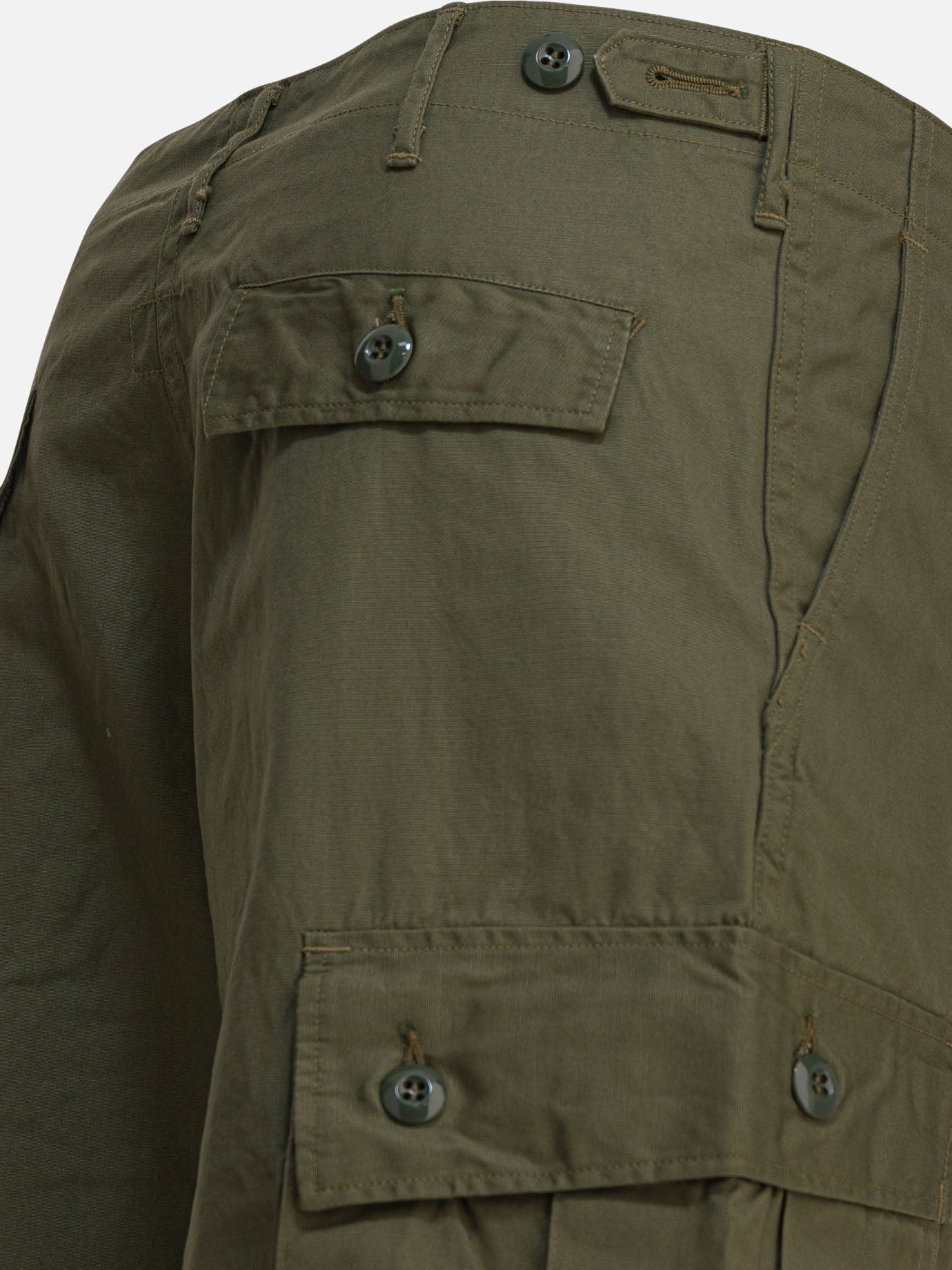 Short cargo Solid colour  Verde - Buzz Rickson's Uomo | PDP | VIETTI Online Store | Zoom-Modal_4
