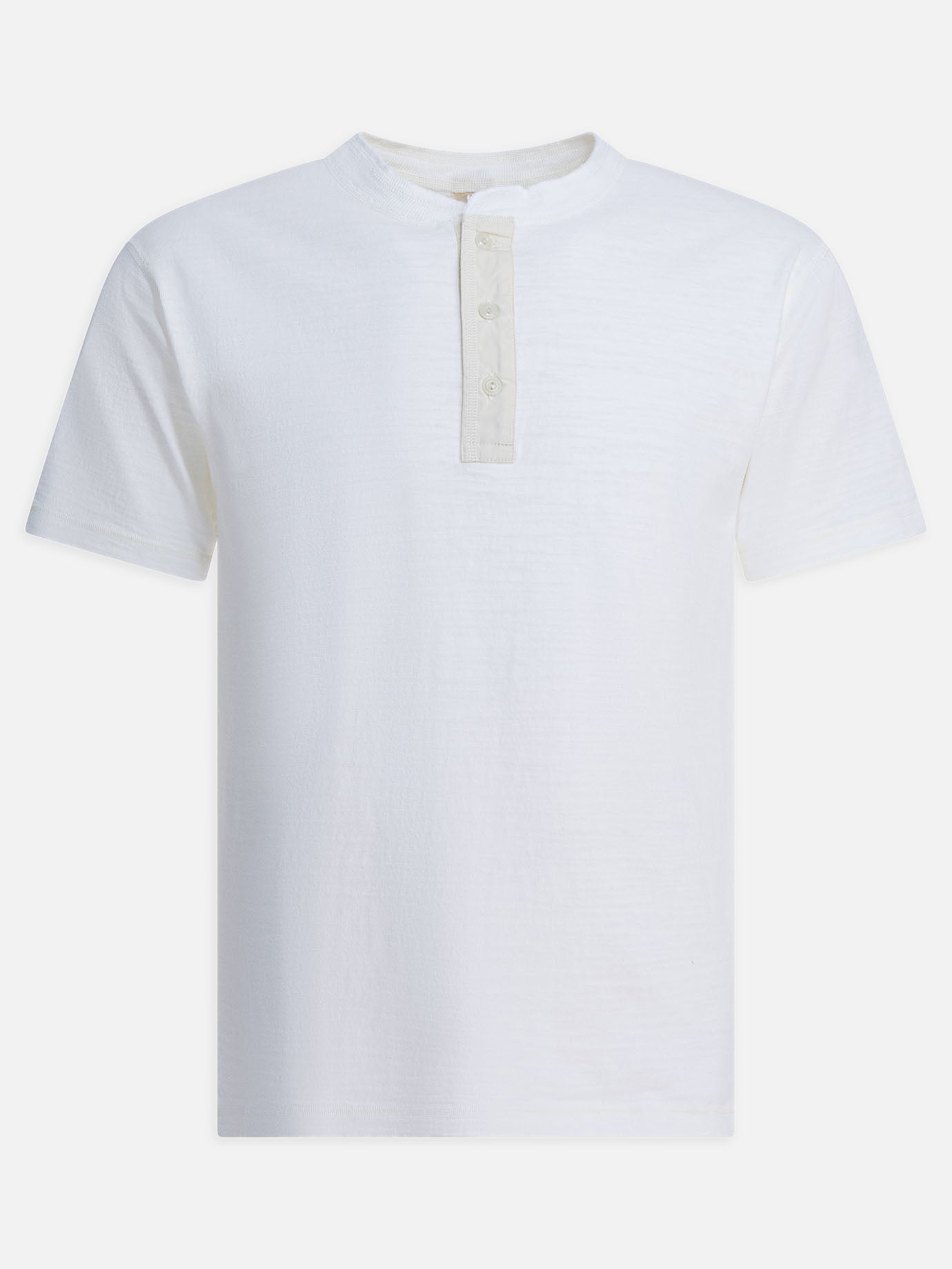 T-shirt girocollo Solid colour  Bianco - Buzz Rickson&#39;s Uomo | PDP | VIETTI Online Store | thumbnail