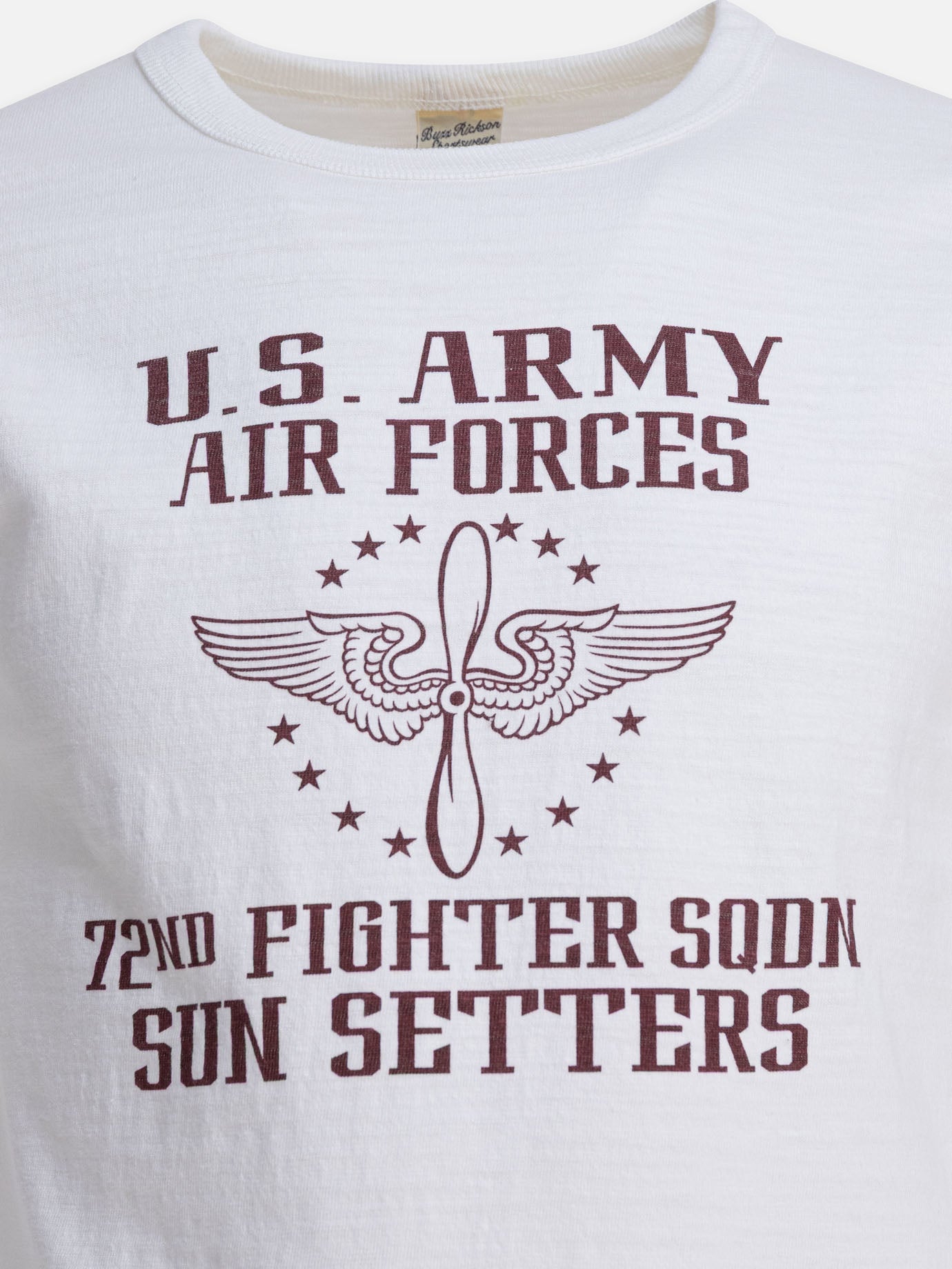 T-shirt girocollo Graphics  Bianco - Buzz Rickson&#39;s Uomo | PDP | VIETTI Online Store | thumbnail_3