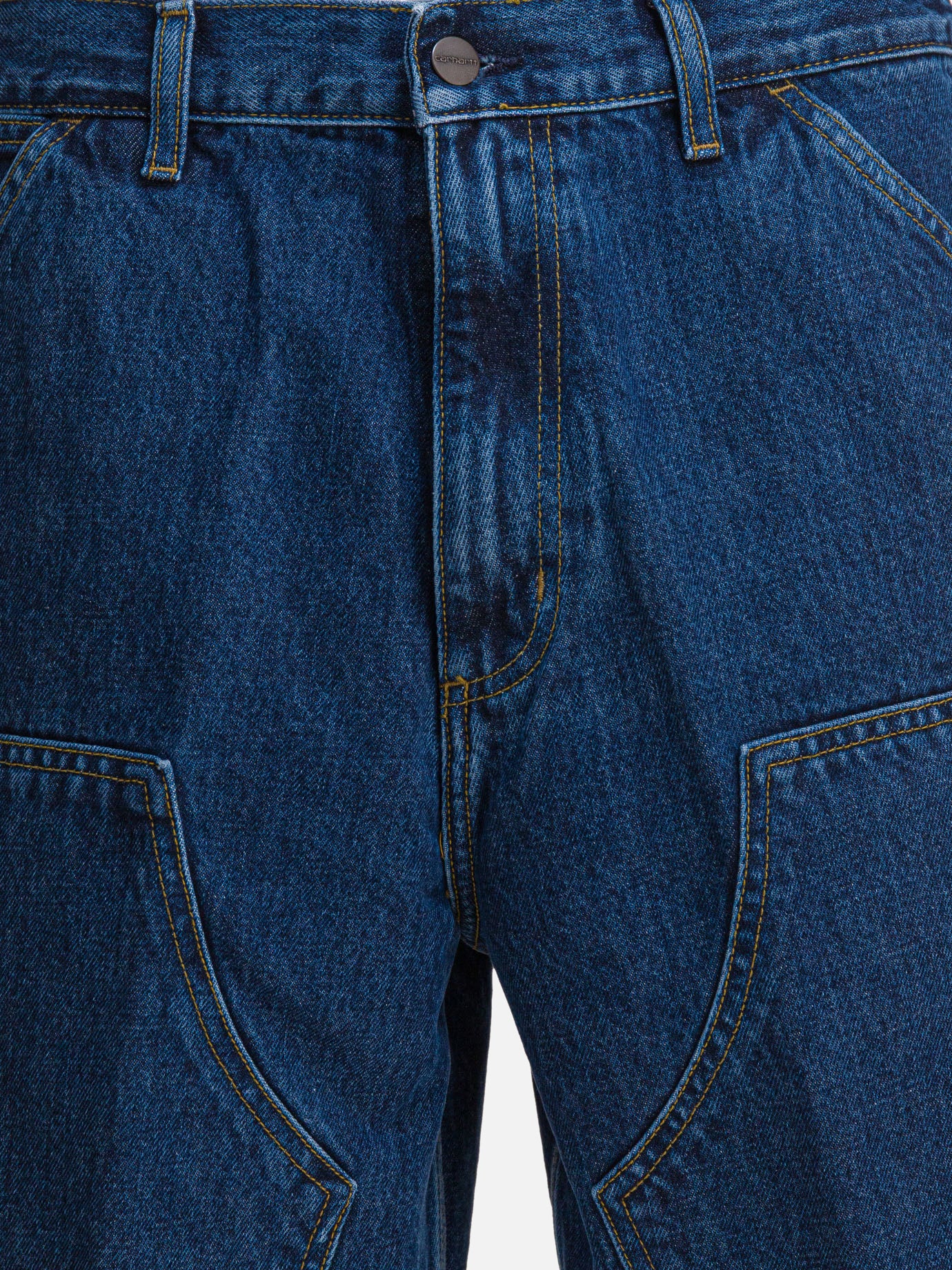 Short cinque tasche Solid colour  Blu - Carhartt WIP Uomo | PDP | VIETTI Online Store | thumbnail_3