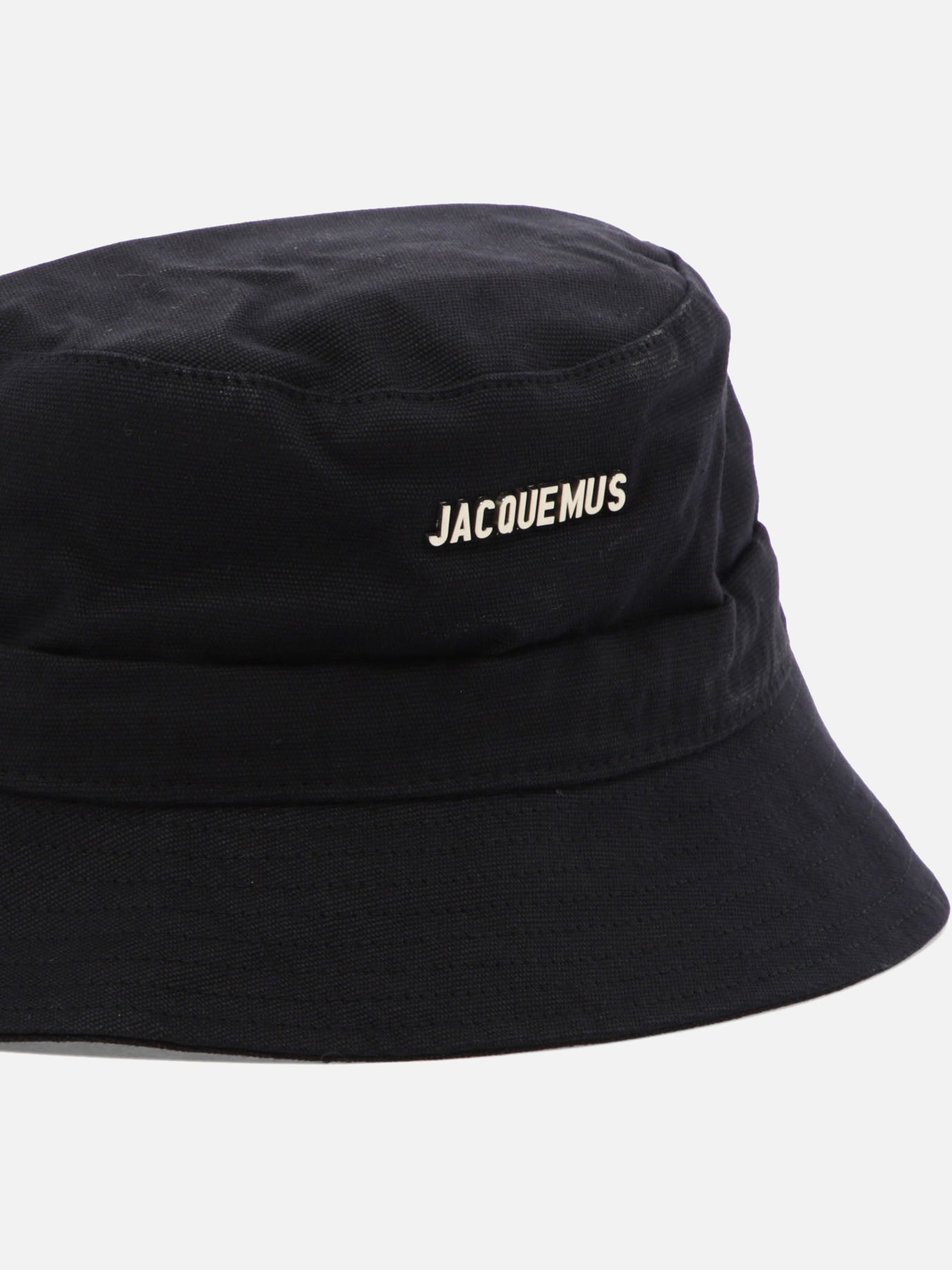 Cappelli bucket Logo  Nero - Jacquemus Uomo | PDP | VIETTI Online Store | Zoom-Modal_4
