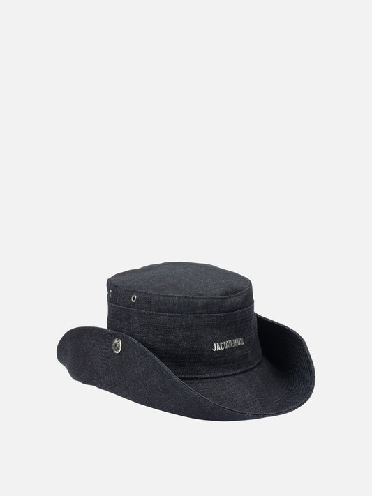 Cappelli bucket Logo  Blu - Jacquemus Uomo | PDP | VIETTI Online Store | 2
