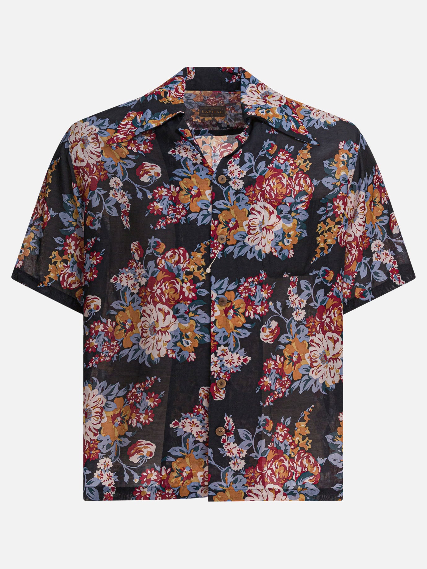 Camicie casual Floral  Nero - KAPITAL Uomo | PDP | VIETTI Online Store | thumbnail