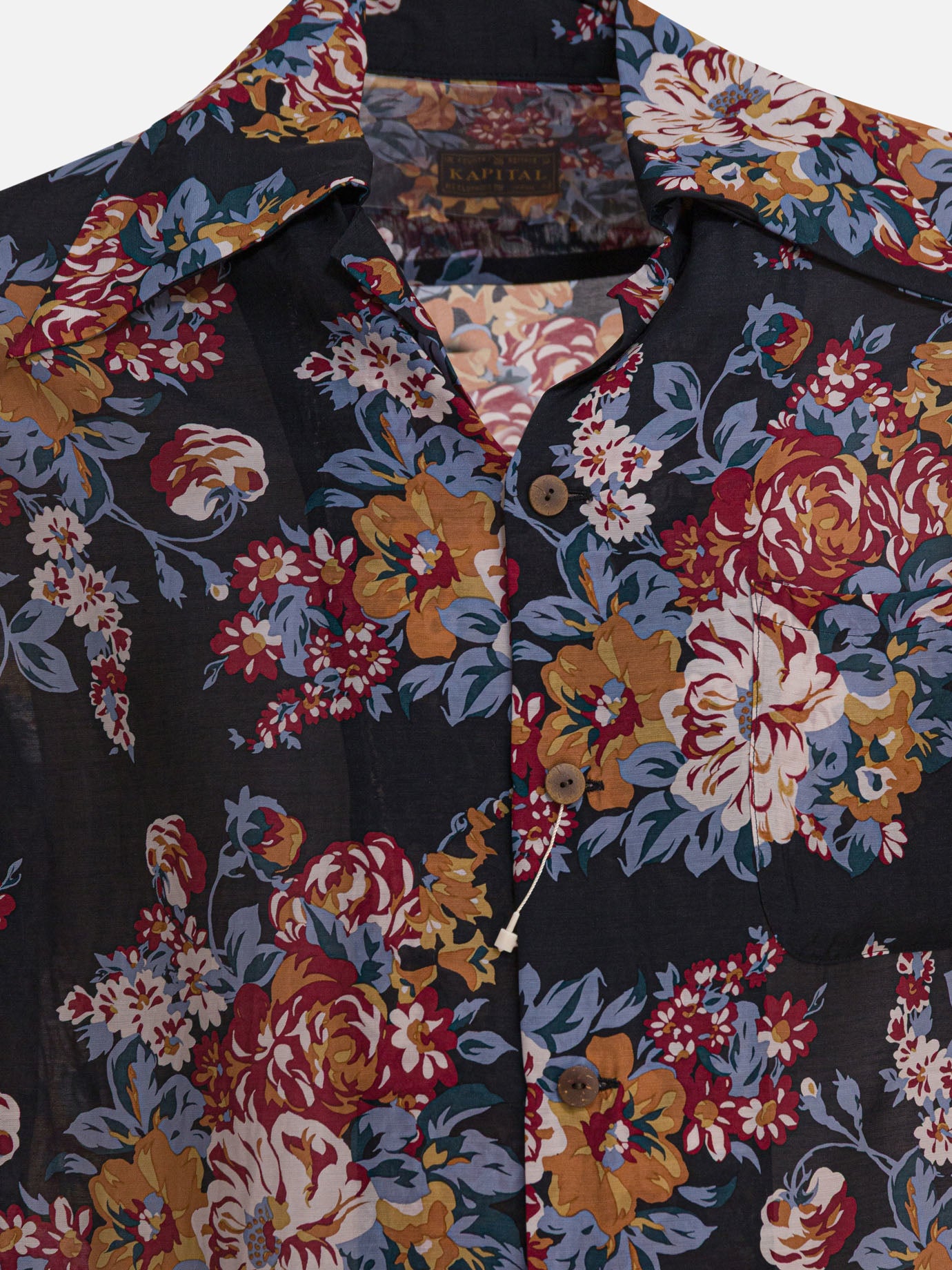 Camicie casual Floral  Nero - KAPITAL Uomo | PDP | VIETTI Online Store | Zoom-Modal_3
