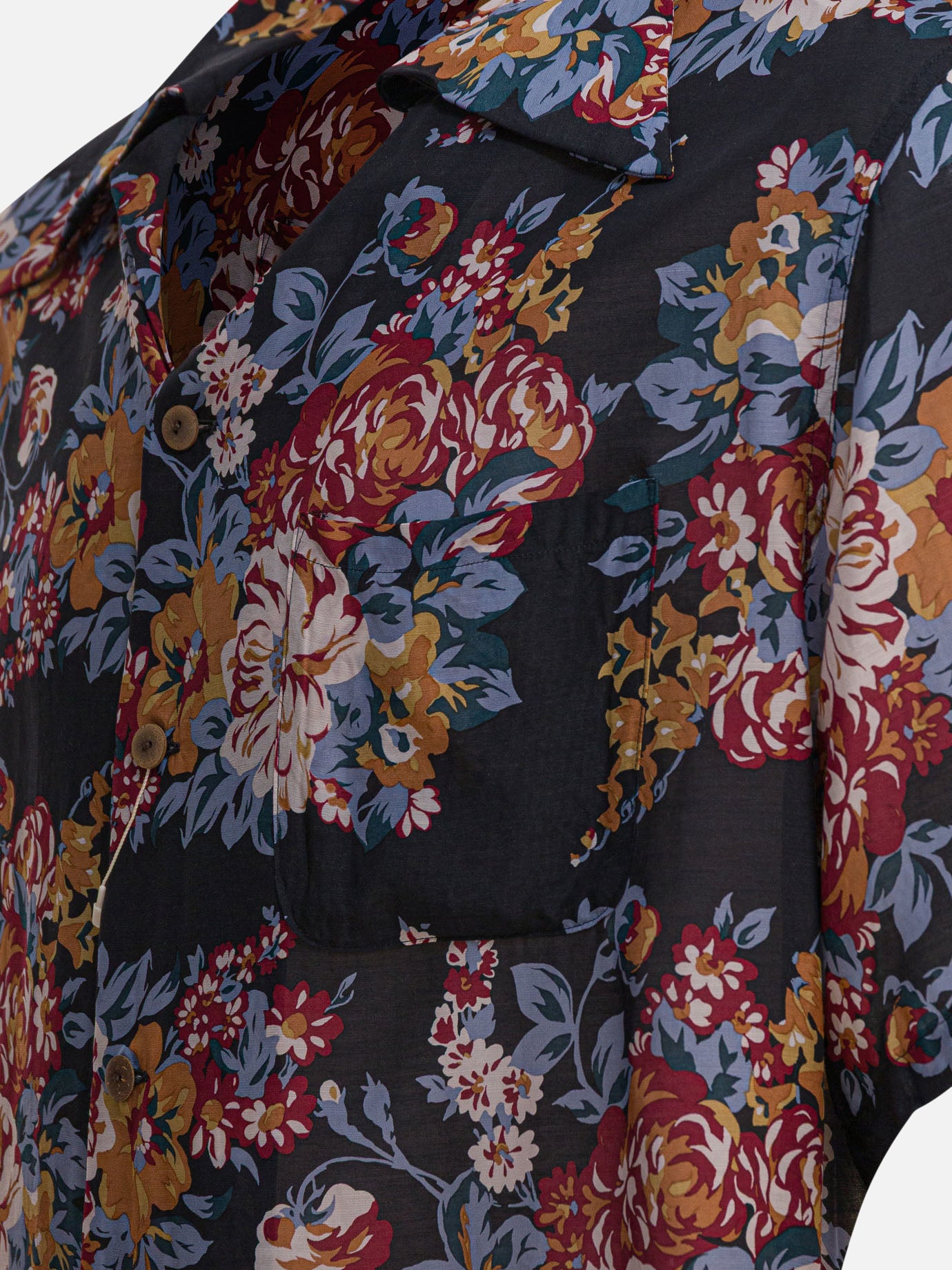 Camicie casual Floral  Nero - KAPITAL Uomo | PDP | VIETTI Online Store | Zoom-Modal_4
