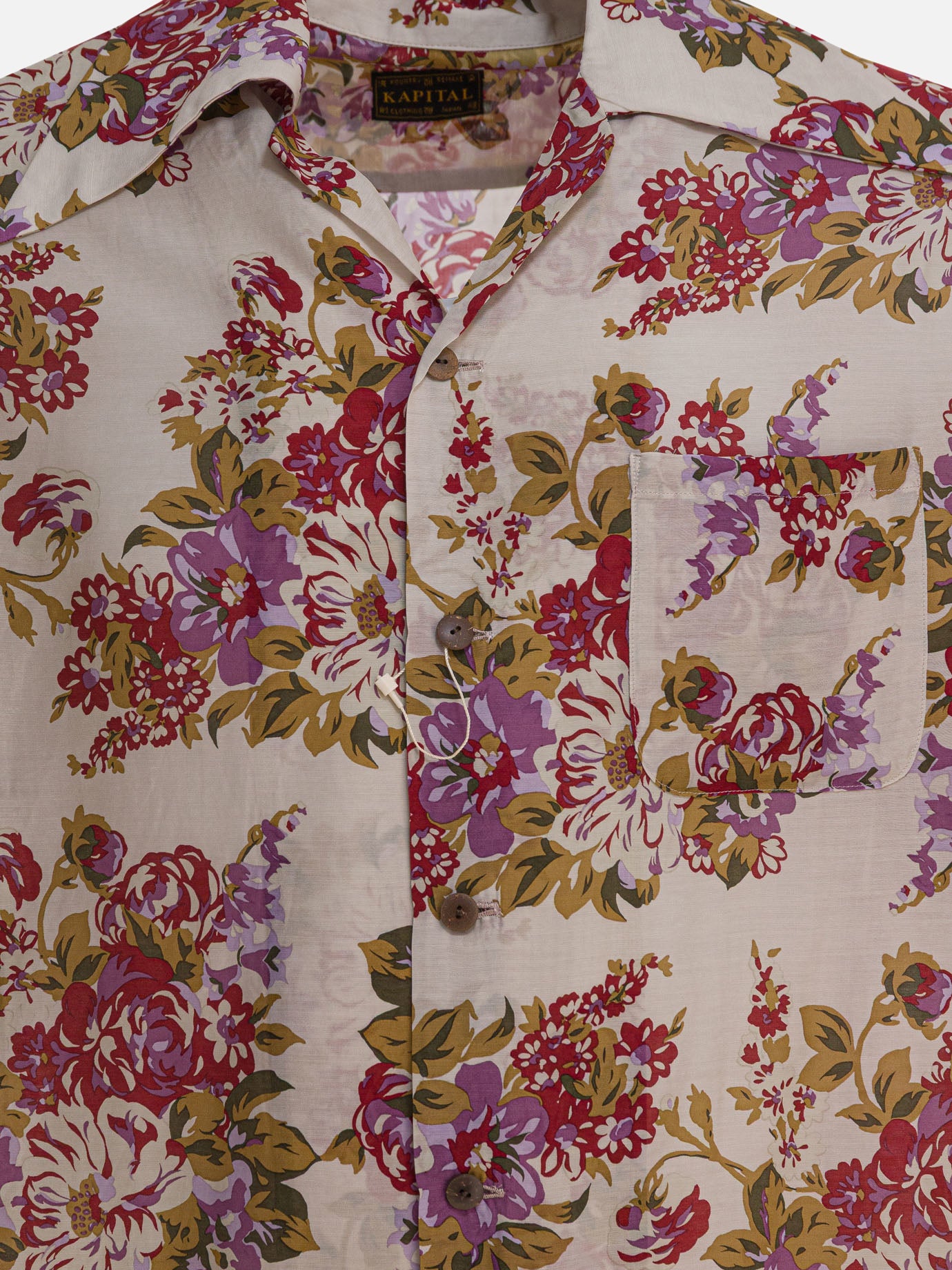 Camicie casual Floral  Beige - KAPITAL Uomo | PDP | VIETTI Online Store | Zoom-Modal_3
