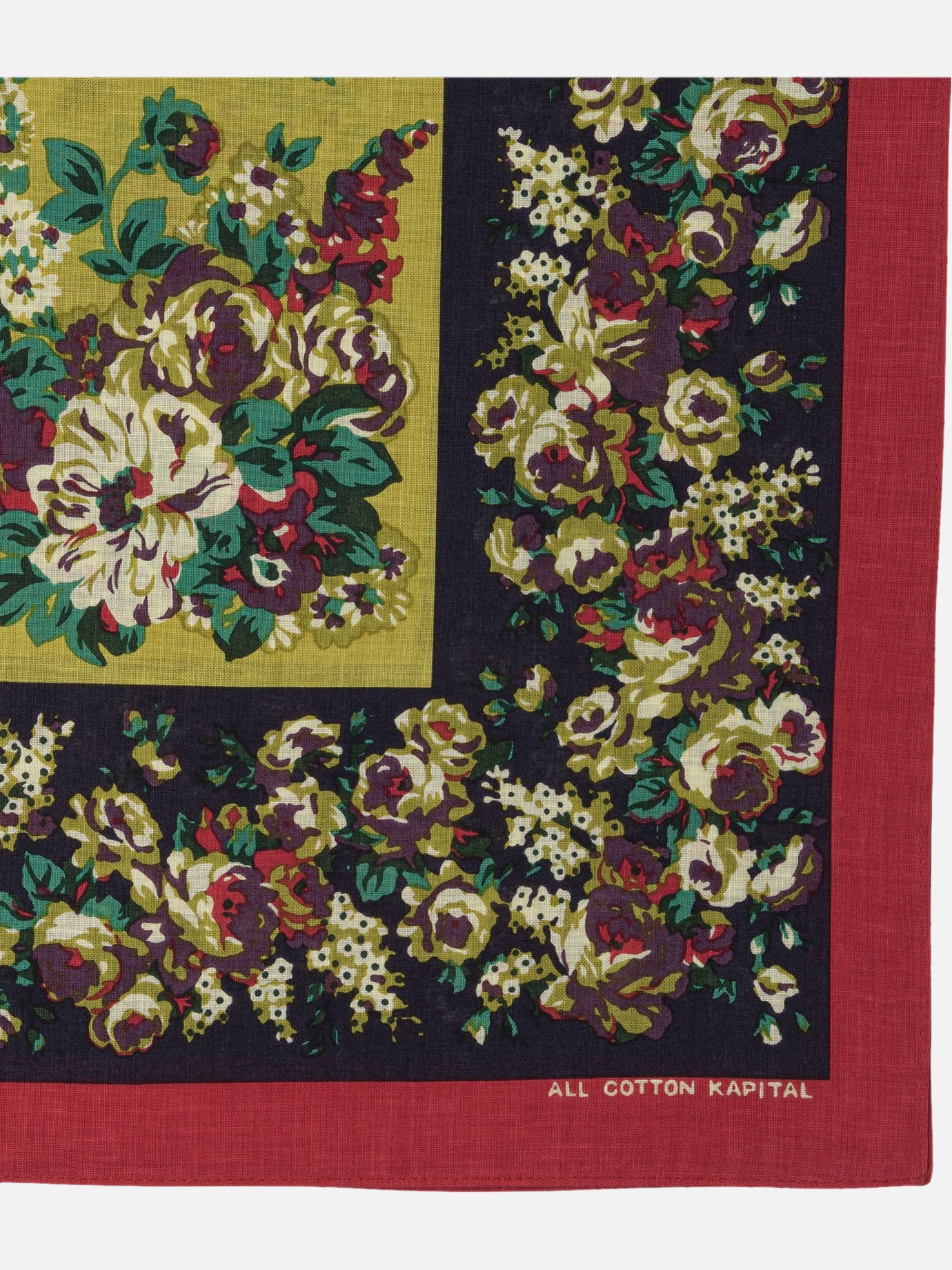 Foulard 100% cotton  Rosso - KAPITAL Uomo | PDP | VIETTI Online Store | Zoom-Modal_2
