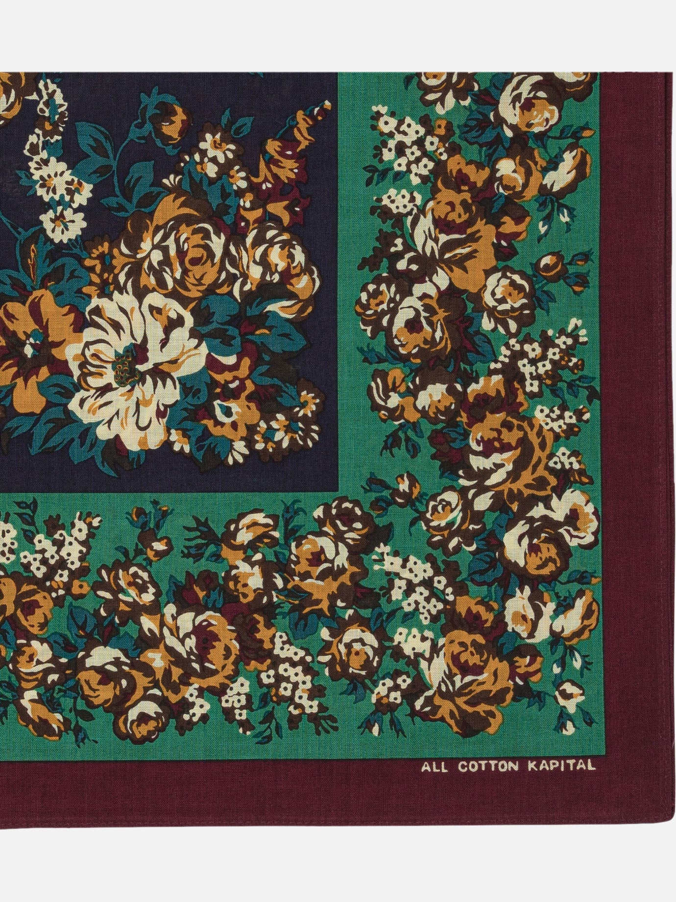 Foulard 100% cotton  Bordeaux - KAPITAL Uomo | PDP | VIETTI Online Store | Zoom-Modal_2
