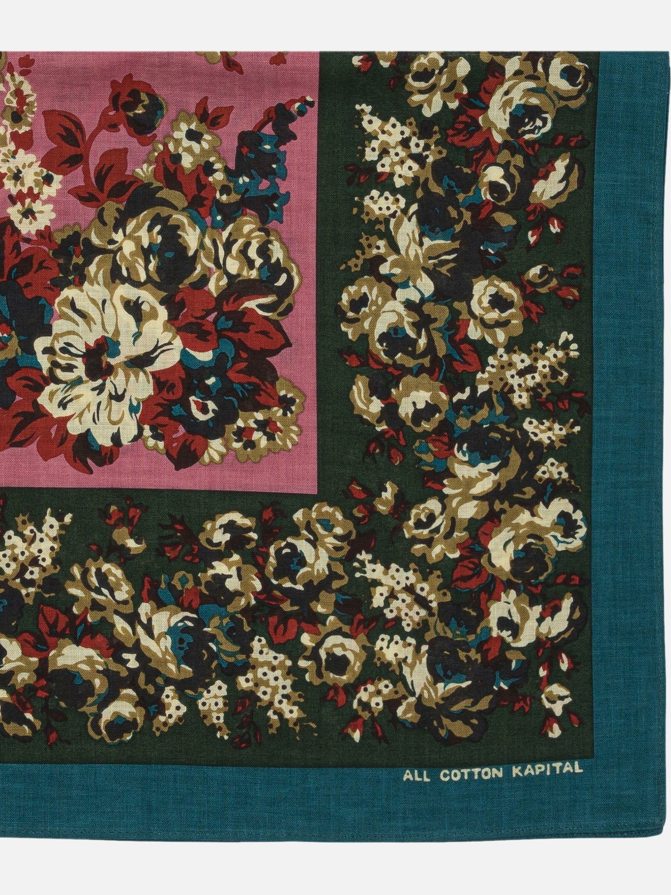 Foulard 100% cotton  Verde - KAPITAL Uomo | PDP | VIETTI Online Store | Zoom-Modal_2
