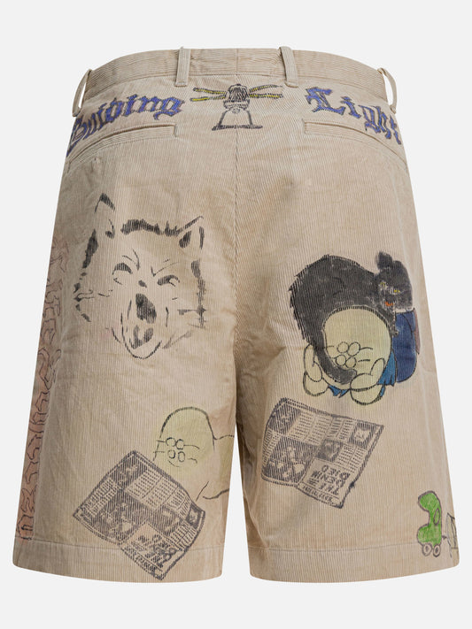 Short cinque tasche Graphics  Beige - KAPITAL Uomo | PLP | VIETTI Online Store | 2
