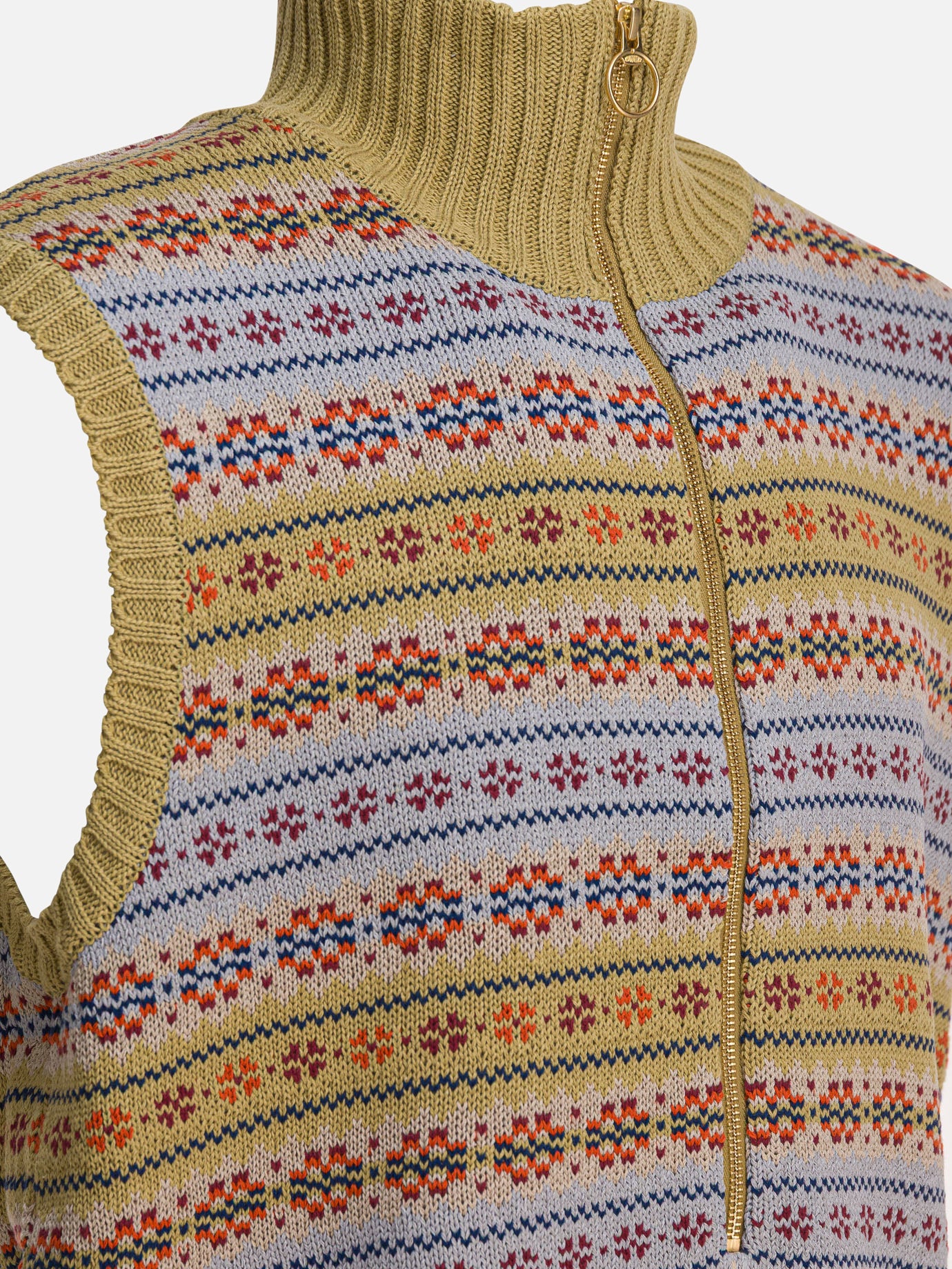 Gilet Embroidered  Beige - KAPITAL Uomo | PDP | VIETTI Online Store | Zoom-Modal_4
