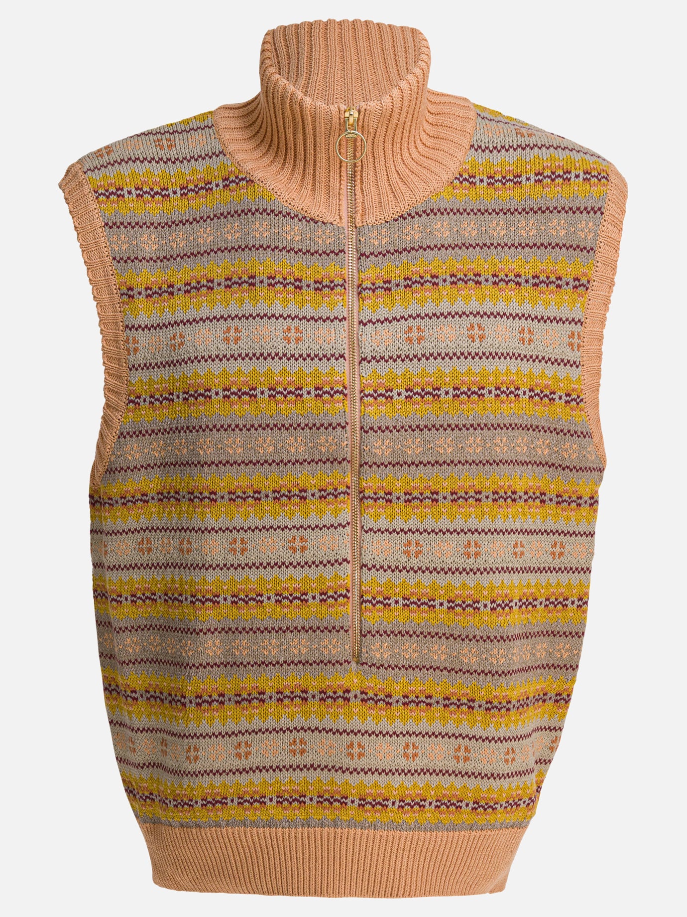 Cardigan Embroidered  Arancione - KAPITAL Uomo | PDP | VIETTI Online Store | Zoom-Modal

