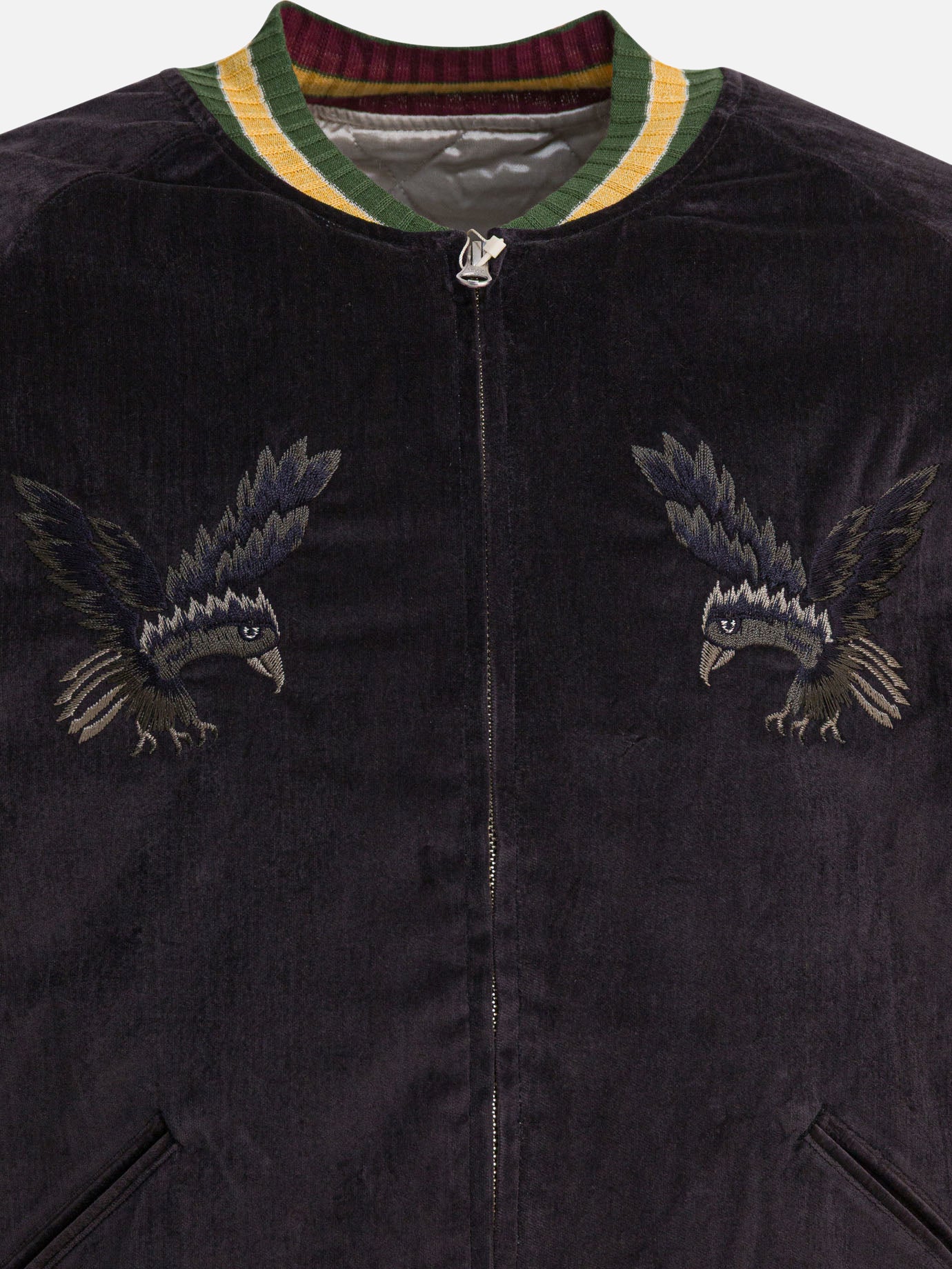 Bomber Embroidered  Nero - KAPITAL Uomo | PDP | VIETTI Online Store | Zoom-Modal_3
