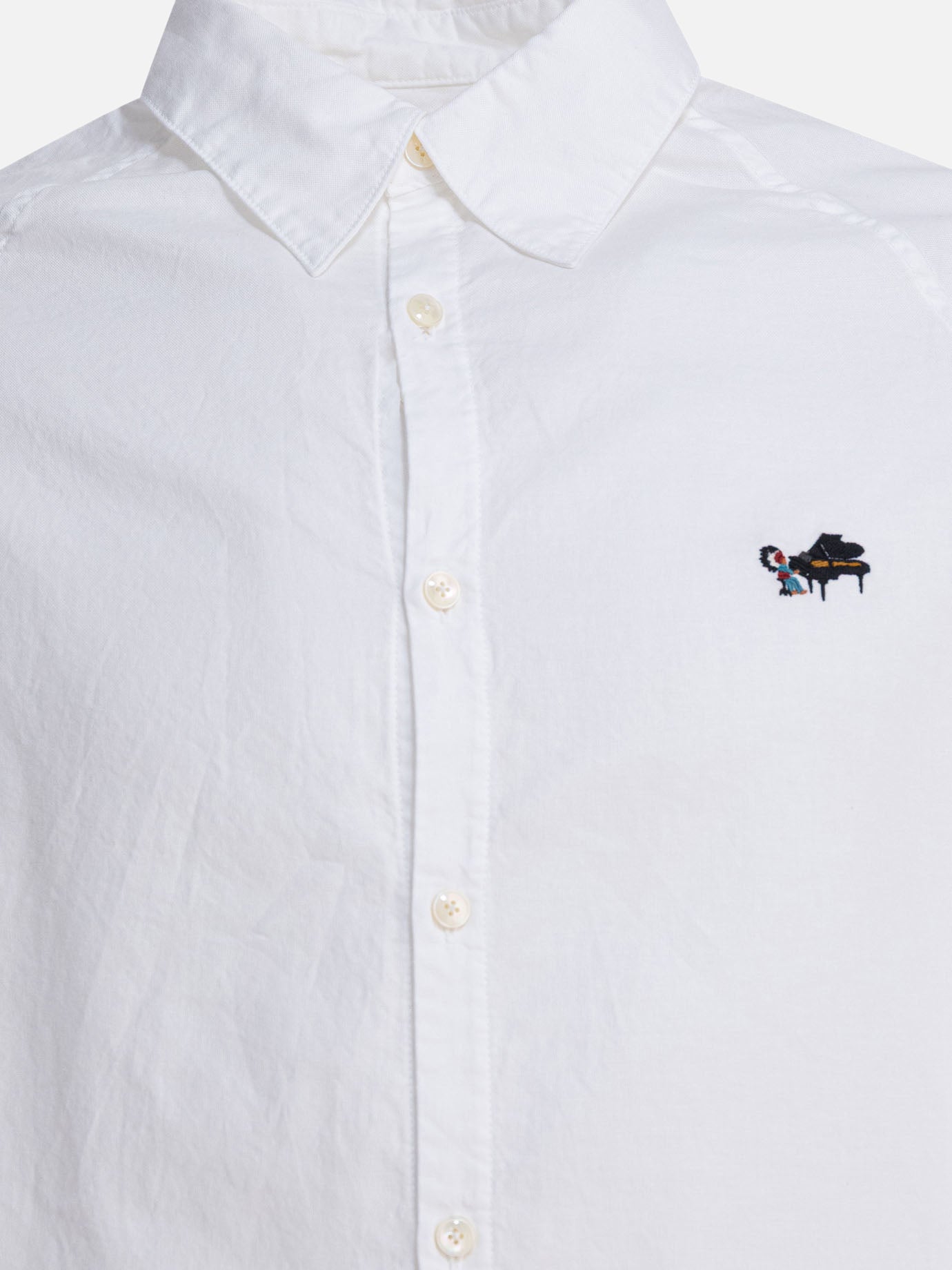 Camicie casual Solid colour  Bianco - KAPITAL Uomo | PDP | VIETTI Online Store | Zoom-Modal_3
