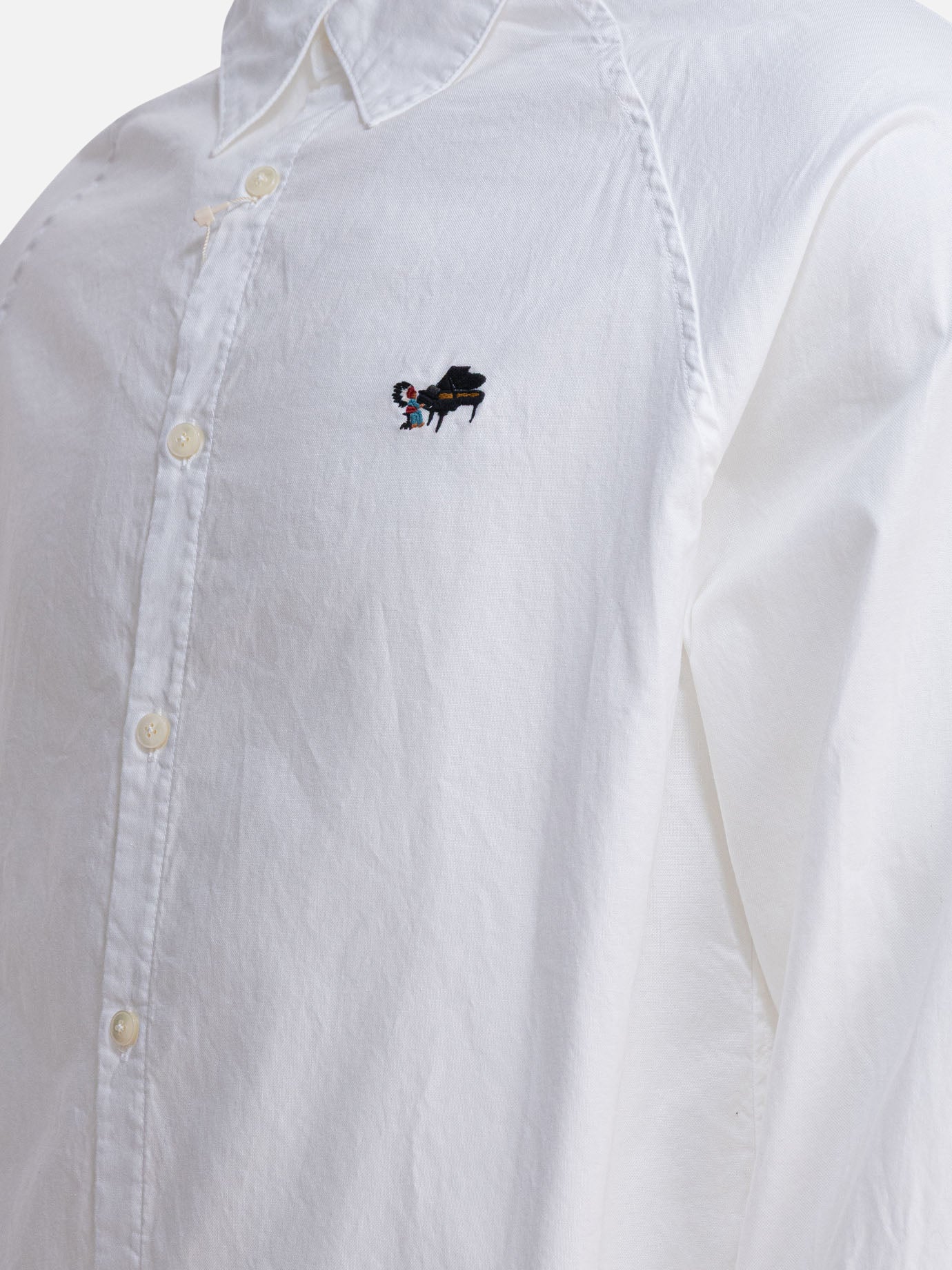 Camicie casual Solid colour  Bianco - KAPITAL Uomo | PDP | VIETTI Online Store | thumbnail_4