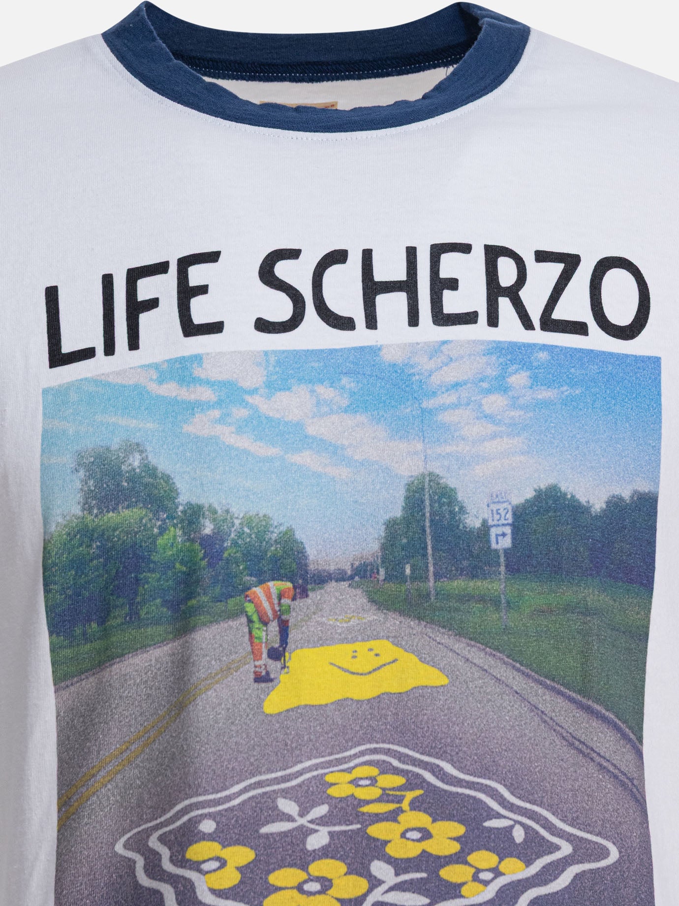 T-shirt girocollo Graphics  Bianco - KAPITAL Uomo | PDP | VIETTI Online Store | thumbnail_3